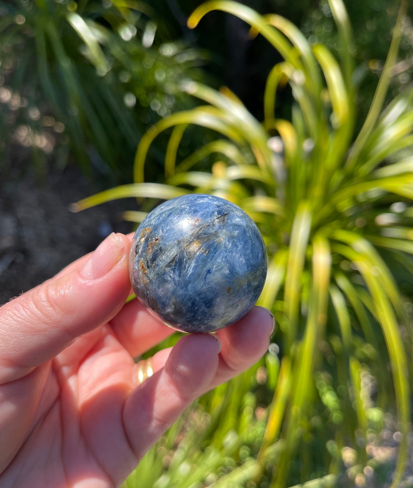 Blue Kyanite Sphere