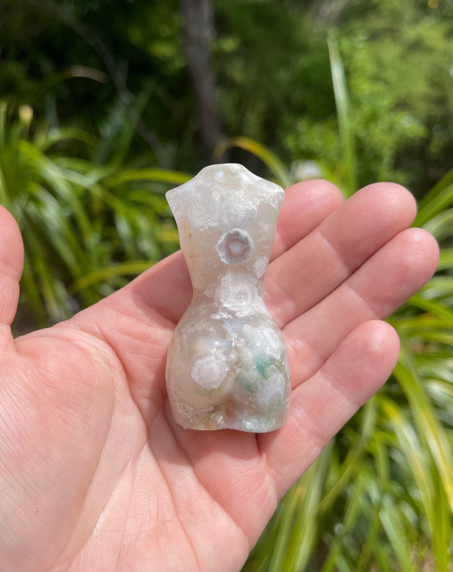 Cherry Blossom/Flower Agate Goddess