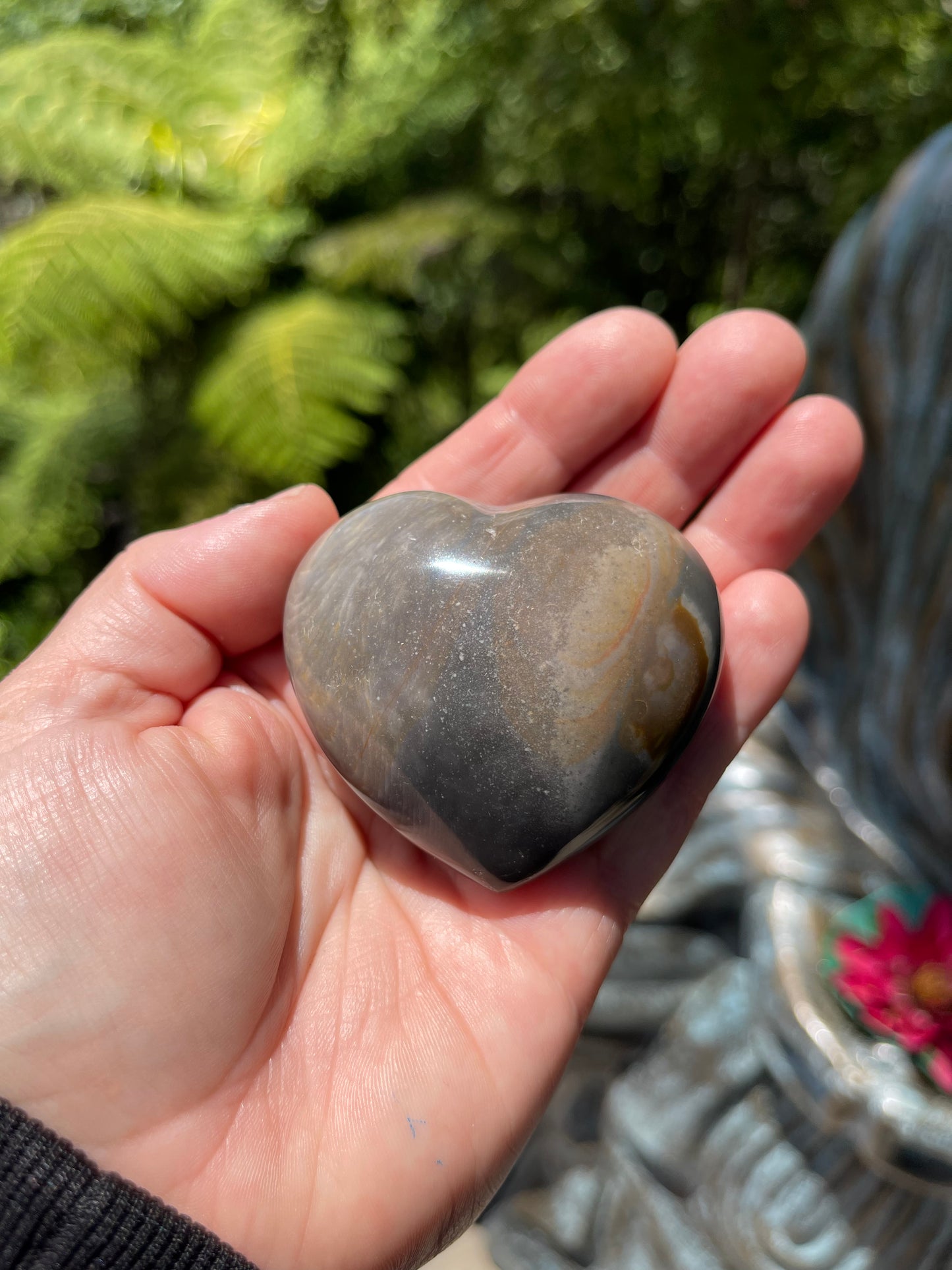 Polychrome Jasper Heart