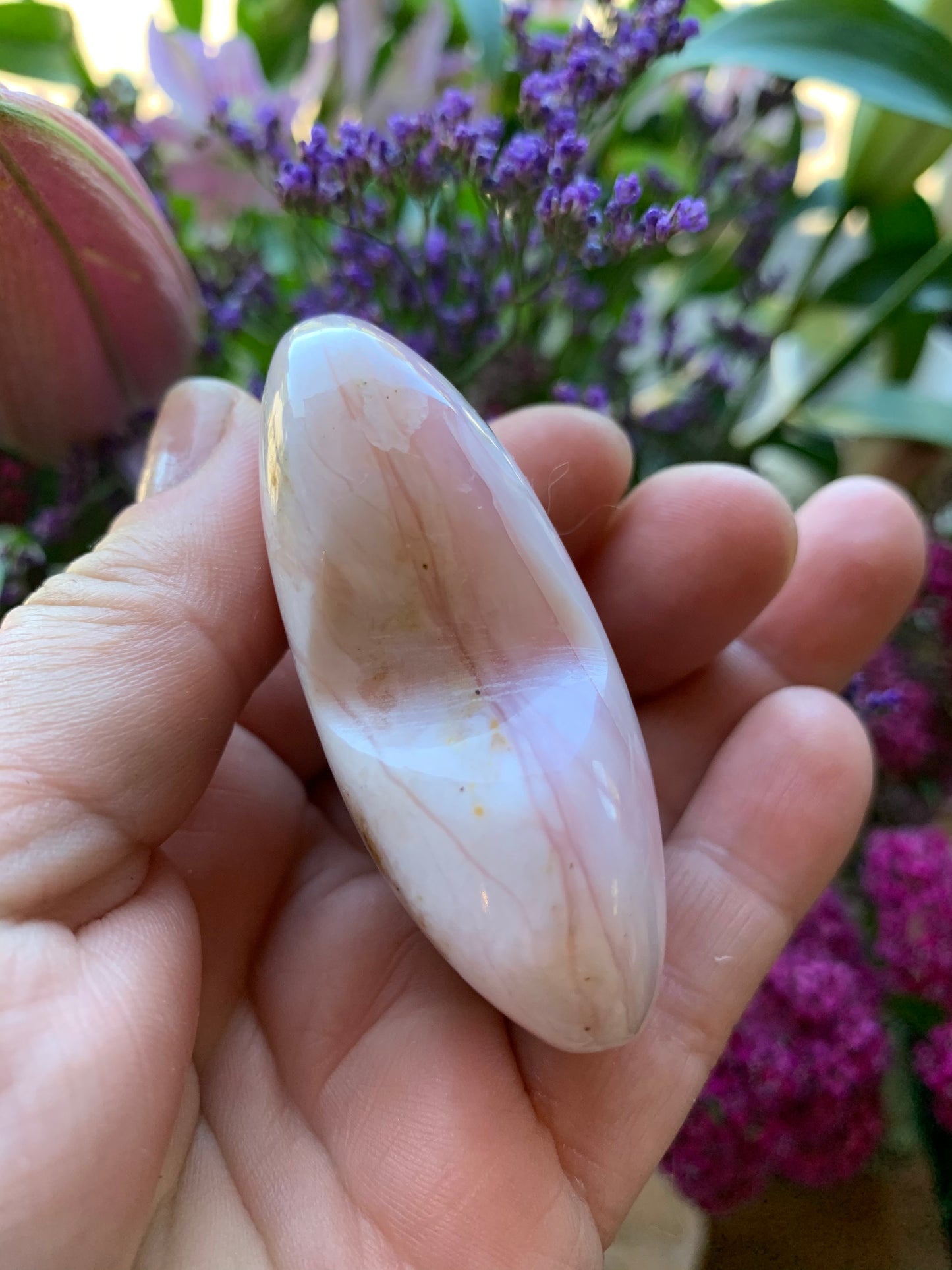 Peruvian Pink Opal Heart