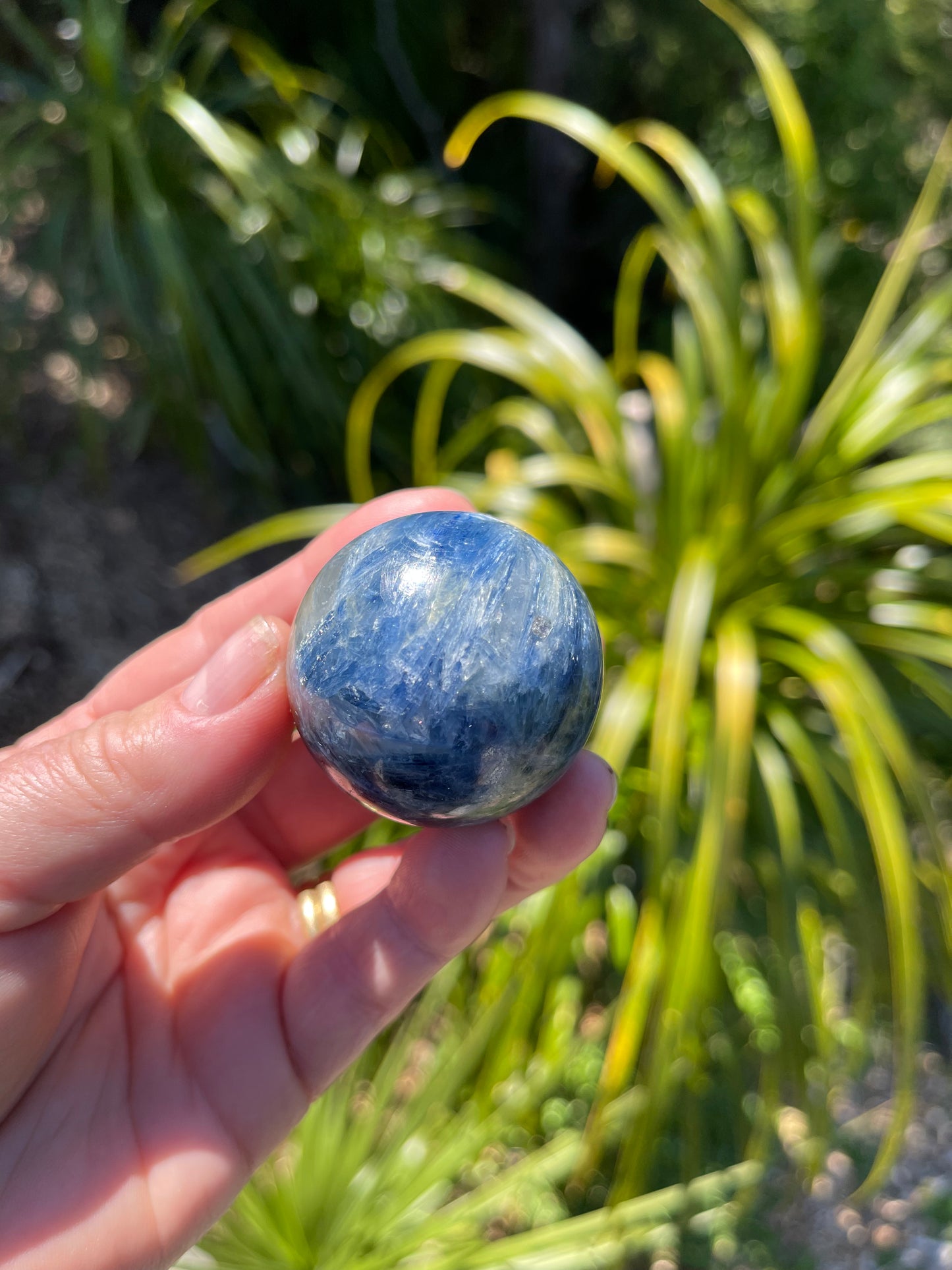 Blue Kyanite Sphere
