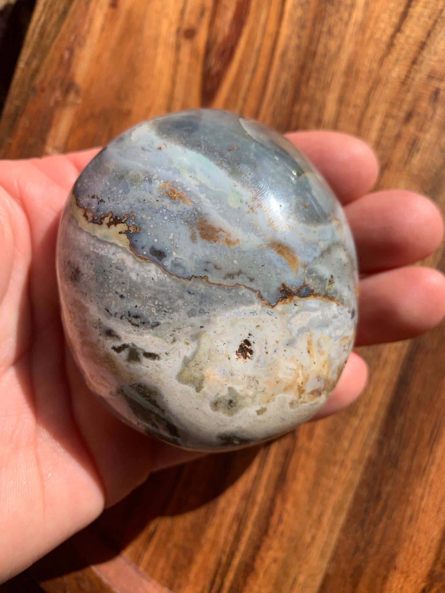 Ocean Jasper Palm Stone