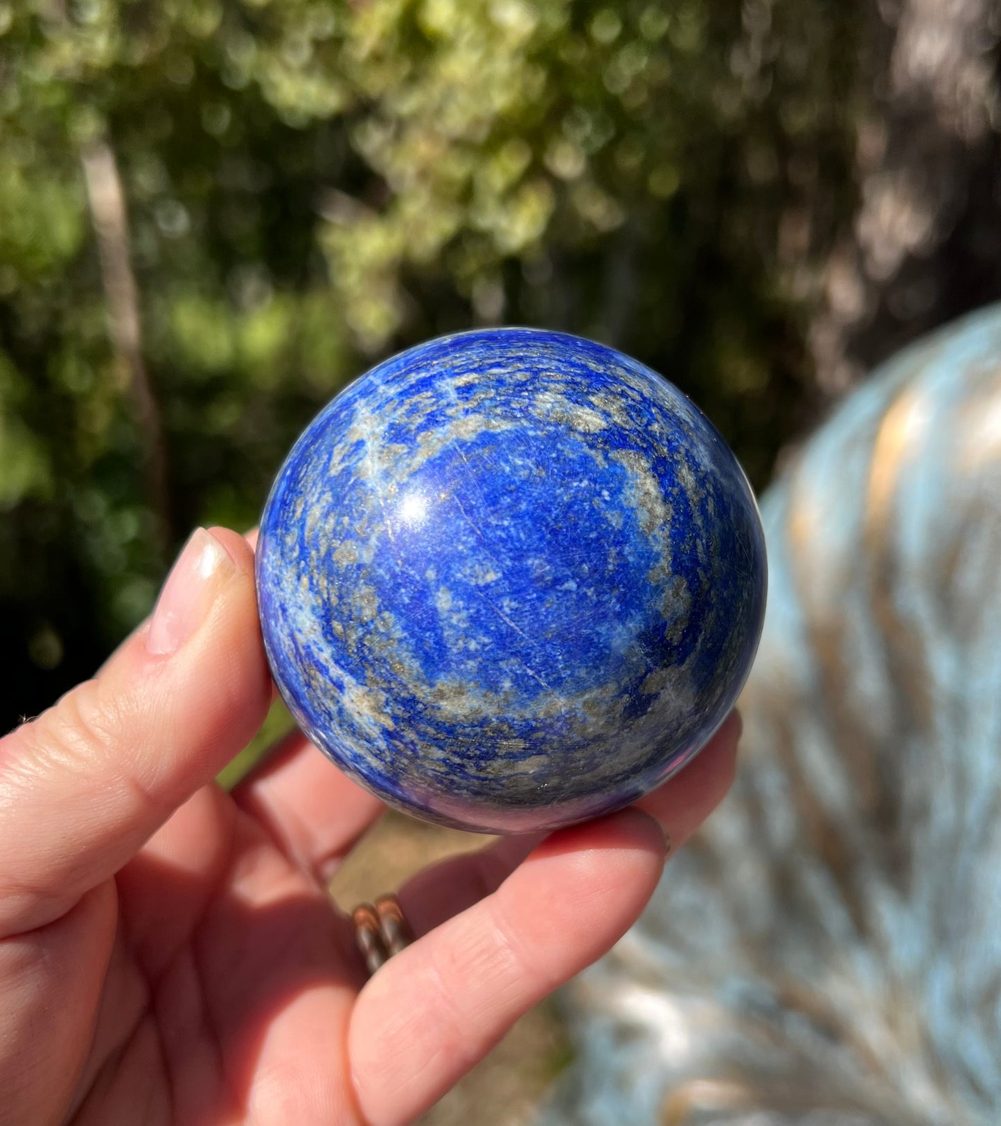 Lapis lazuli Sphere