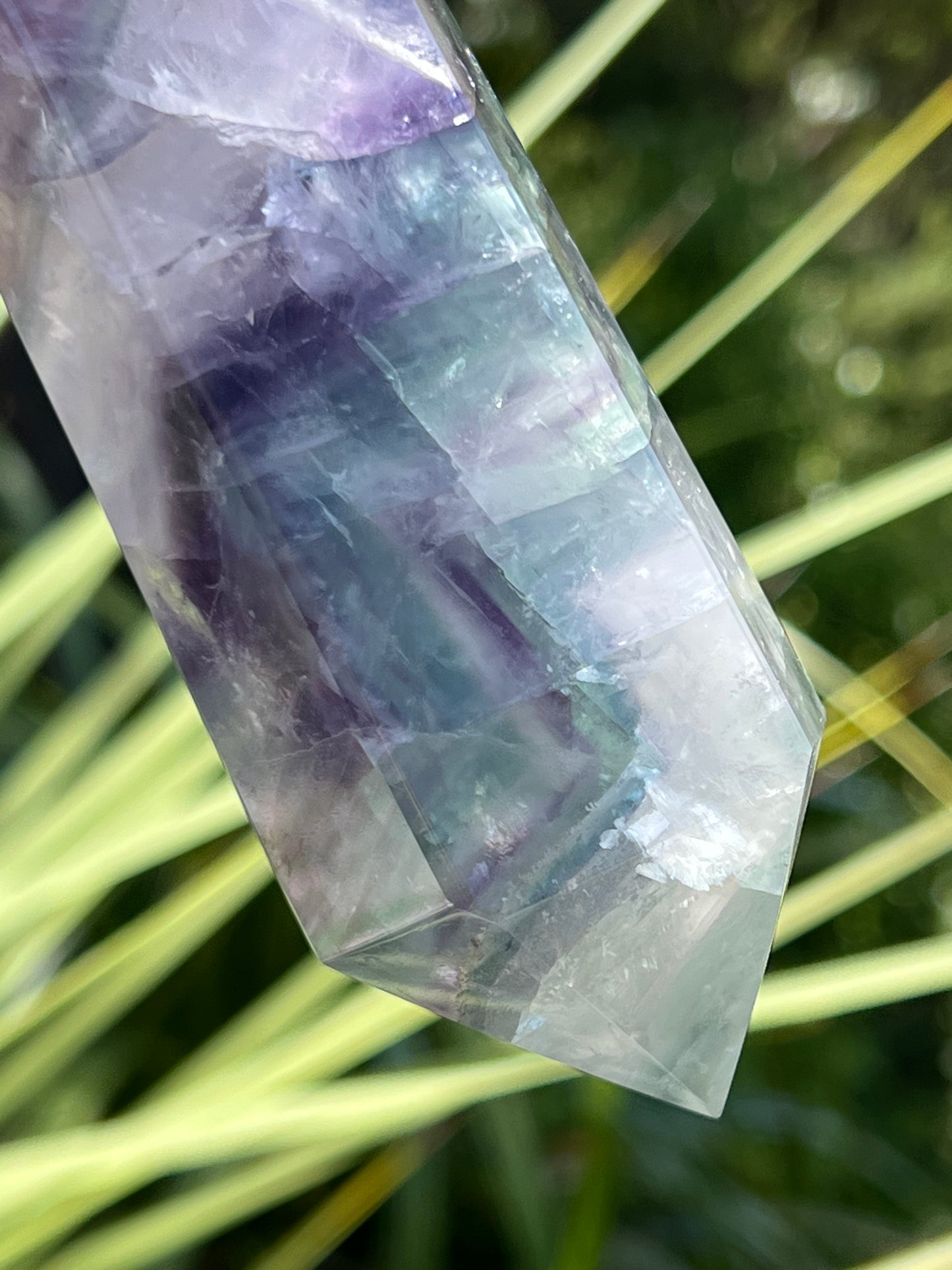 Rainbow Fluorite Double Terminated Point