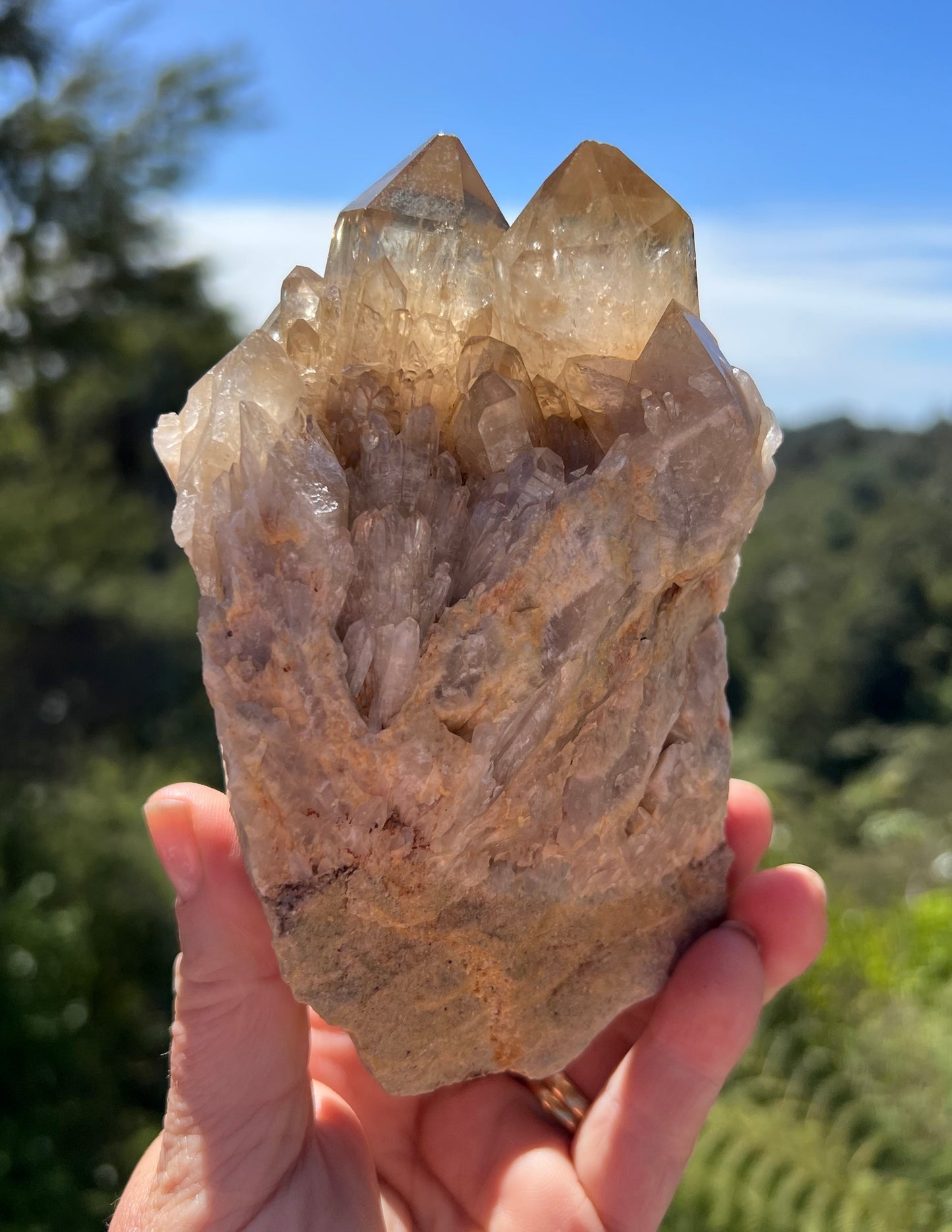 Kundalini Citrine Cluster