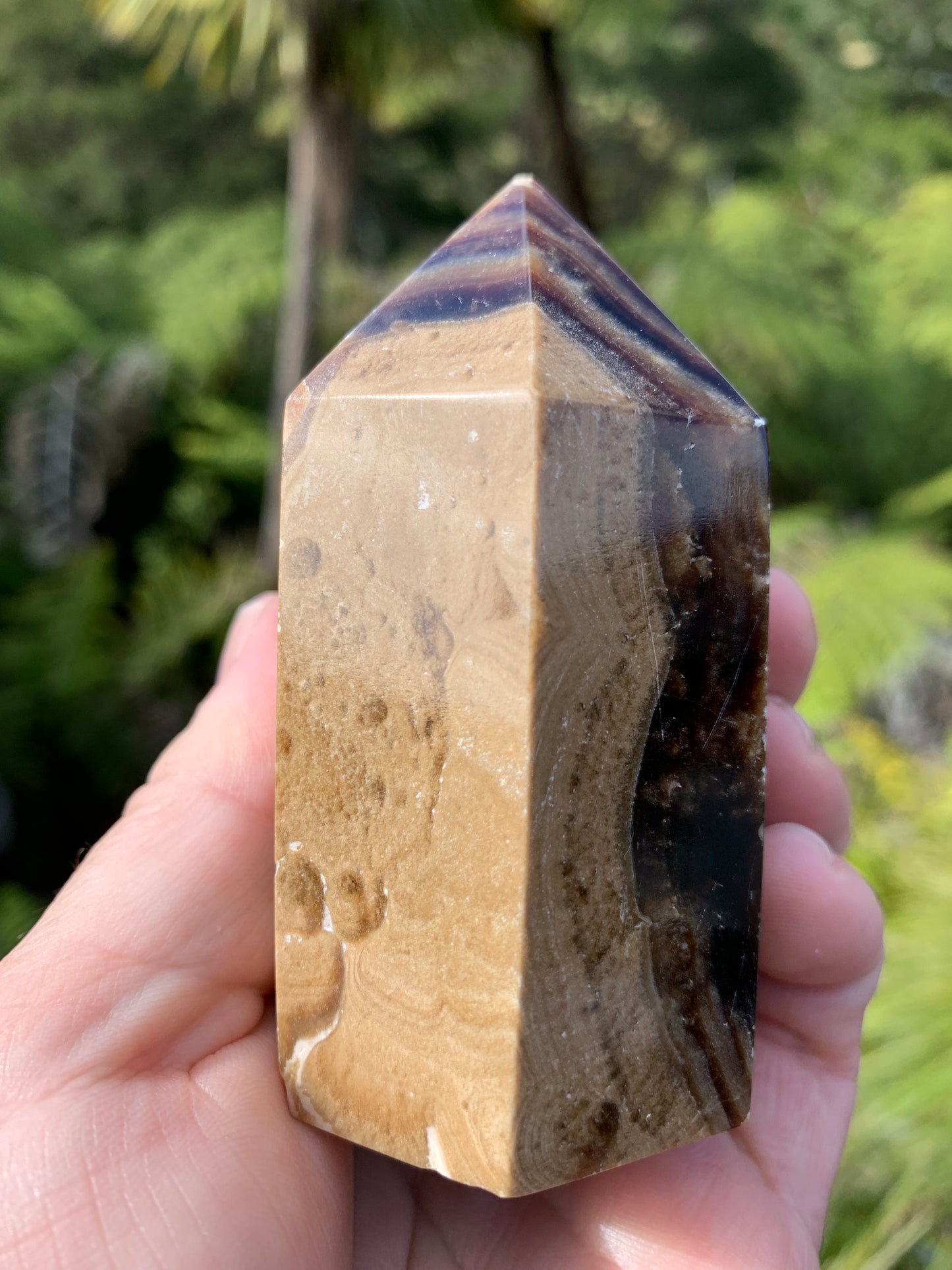 Chocolate Calcite Tower