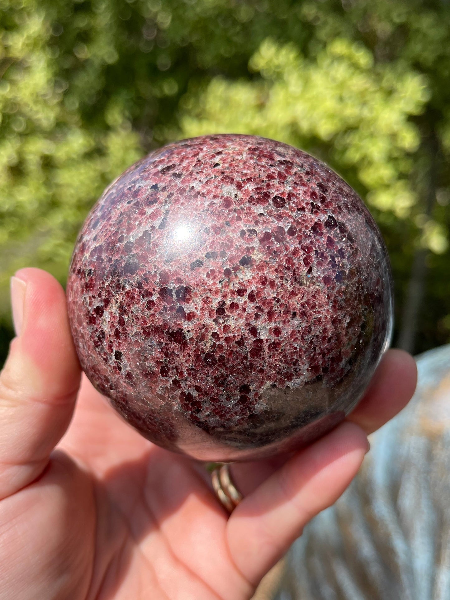 Garnet-Grenatite Sphere