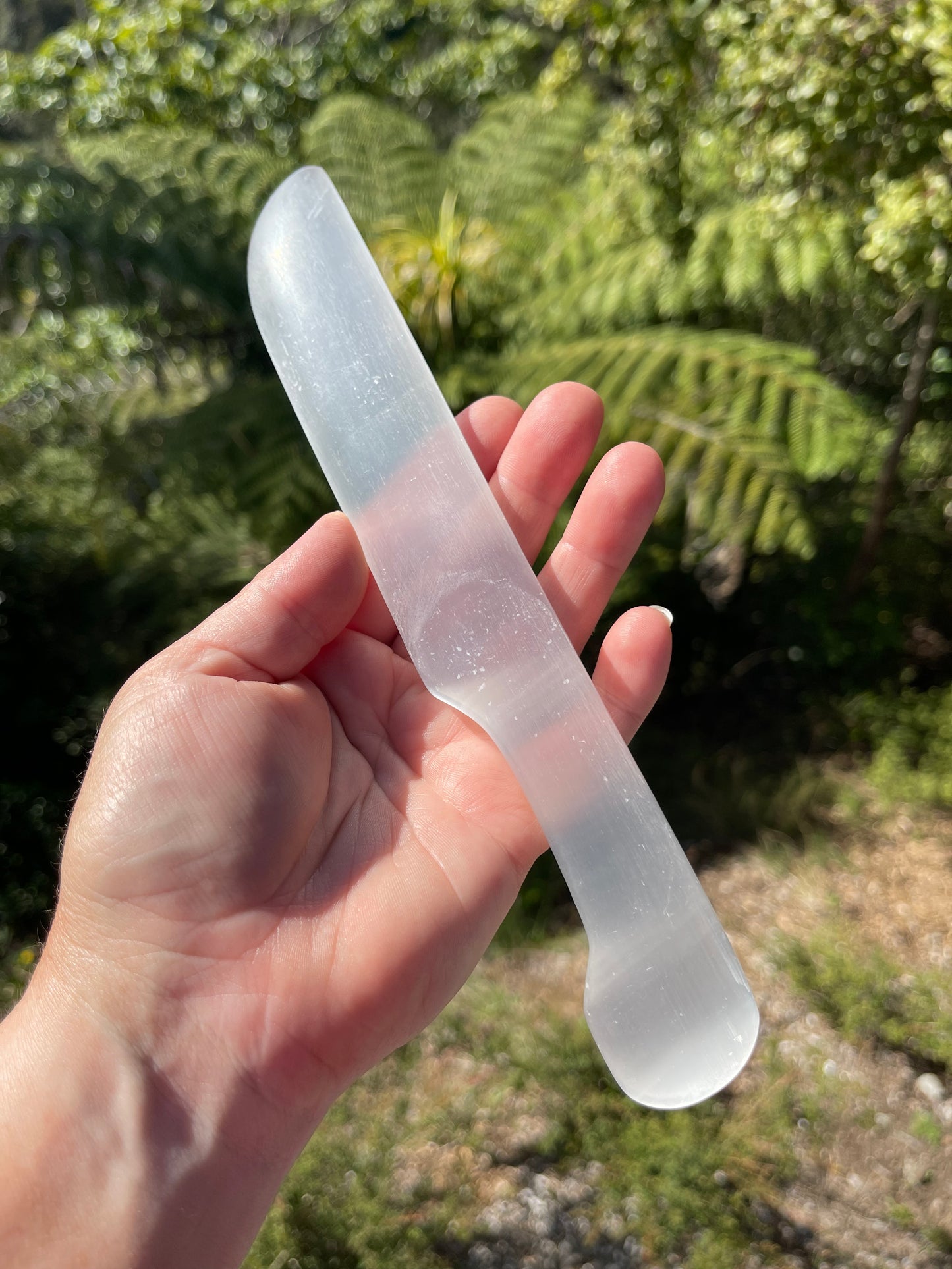 Satin Spar Ceremonial Athame