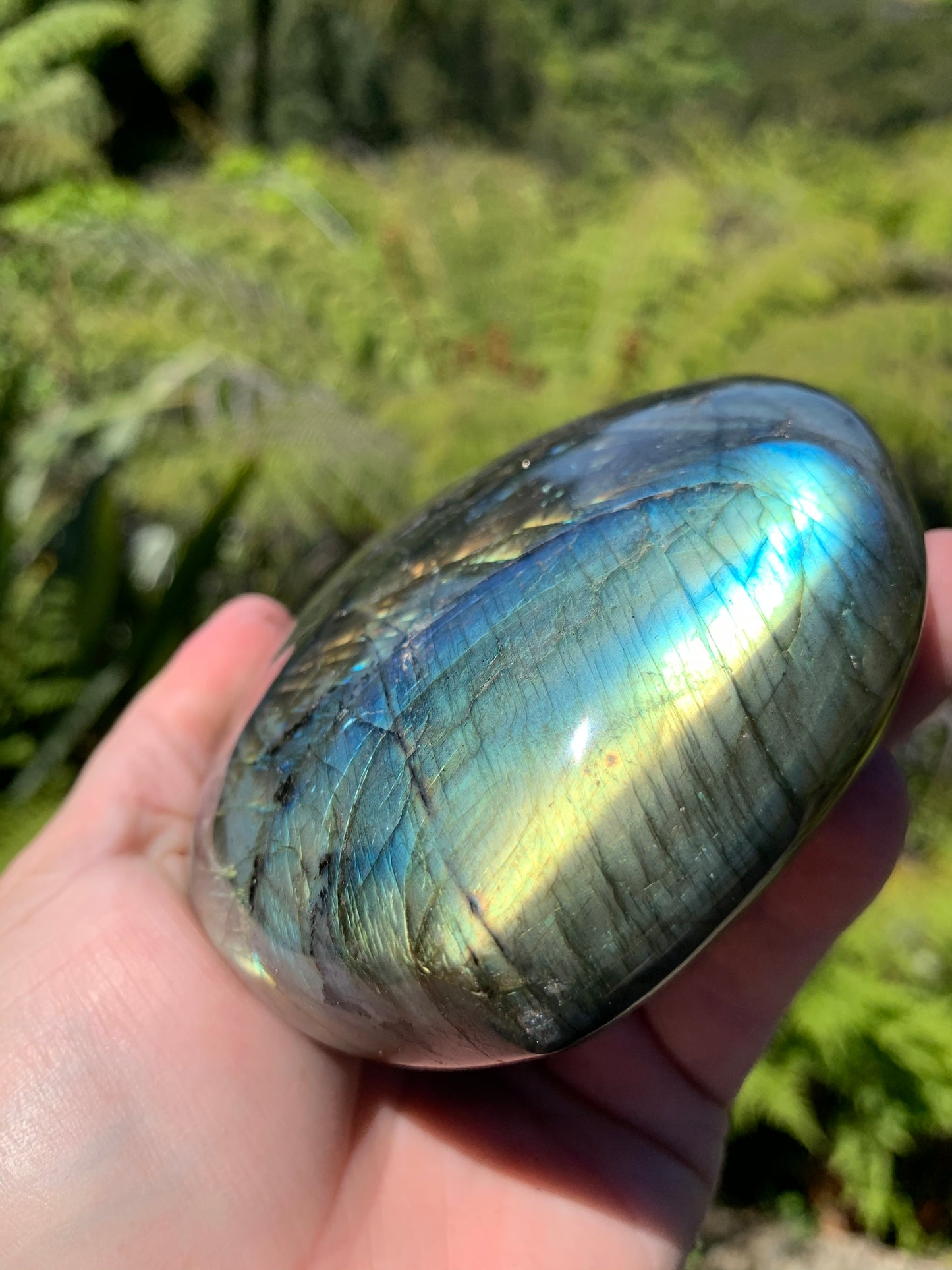 Labradorite Heart