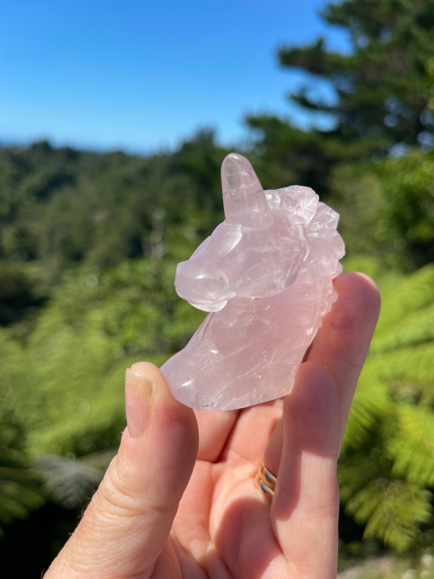 Rose Quartz Unicorn