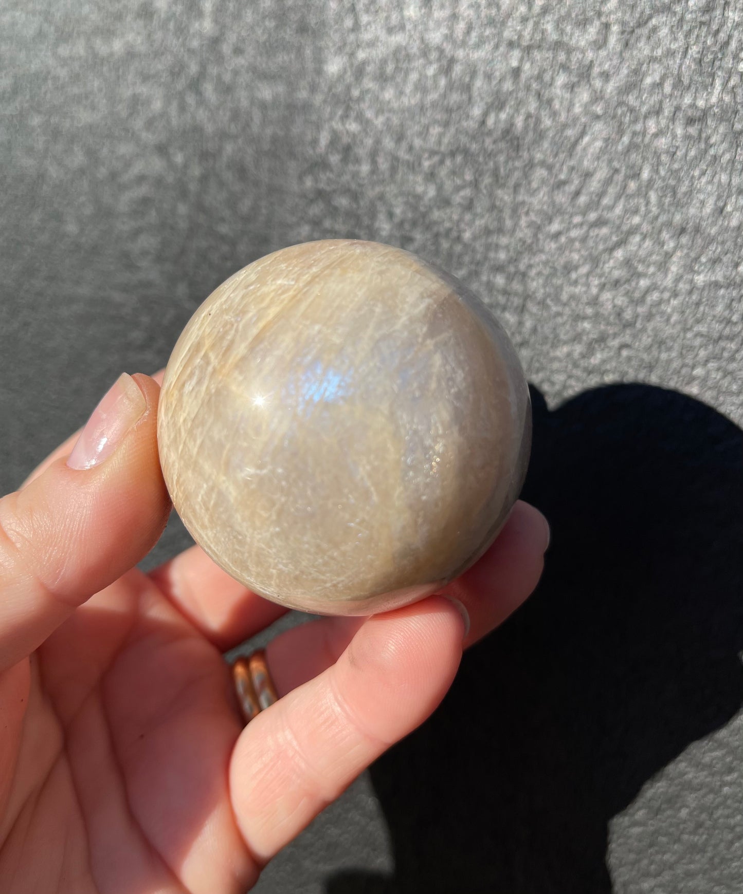 Moonstone Sphere, Blue Flash