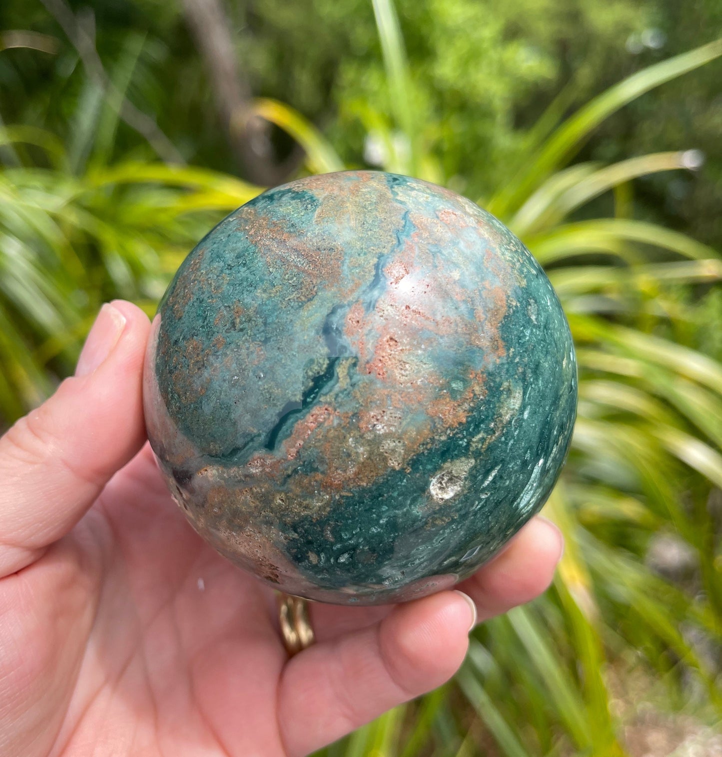 Ocean Jasper Sphere