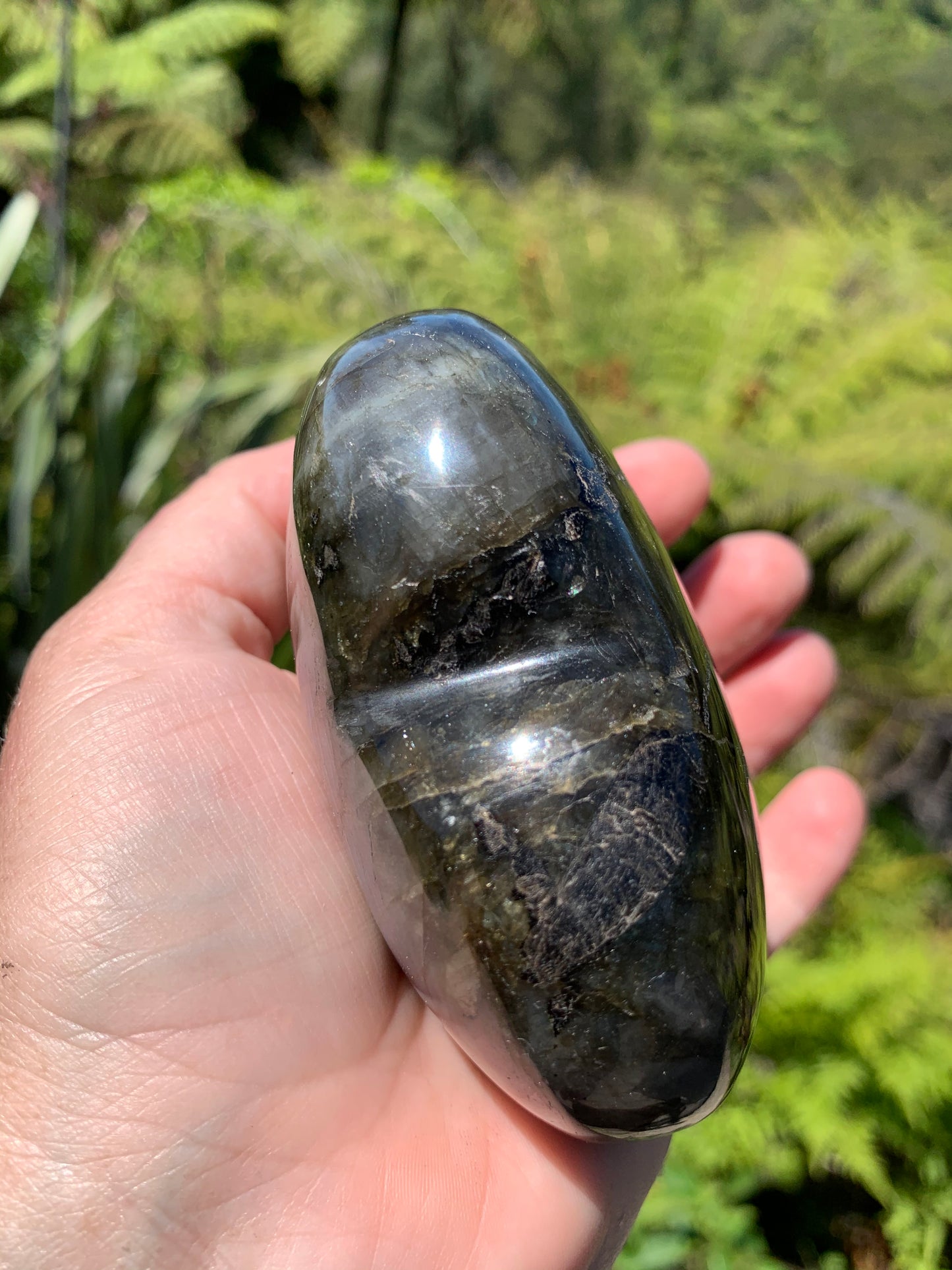Labradorite Heart