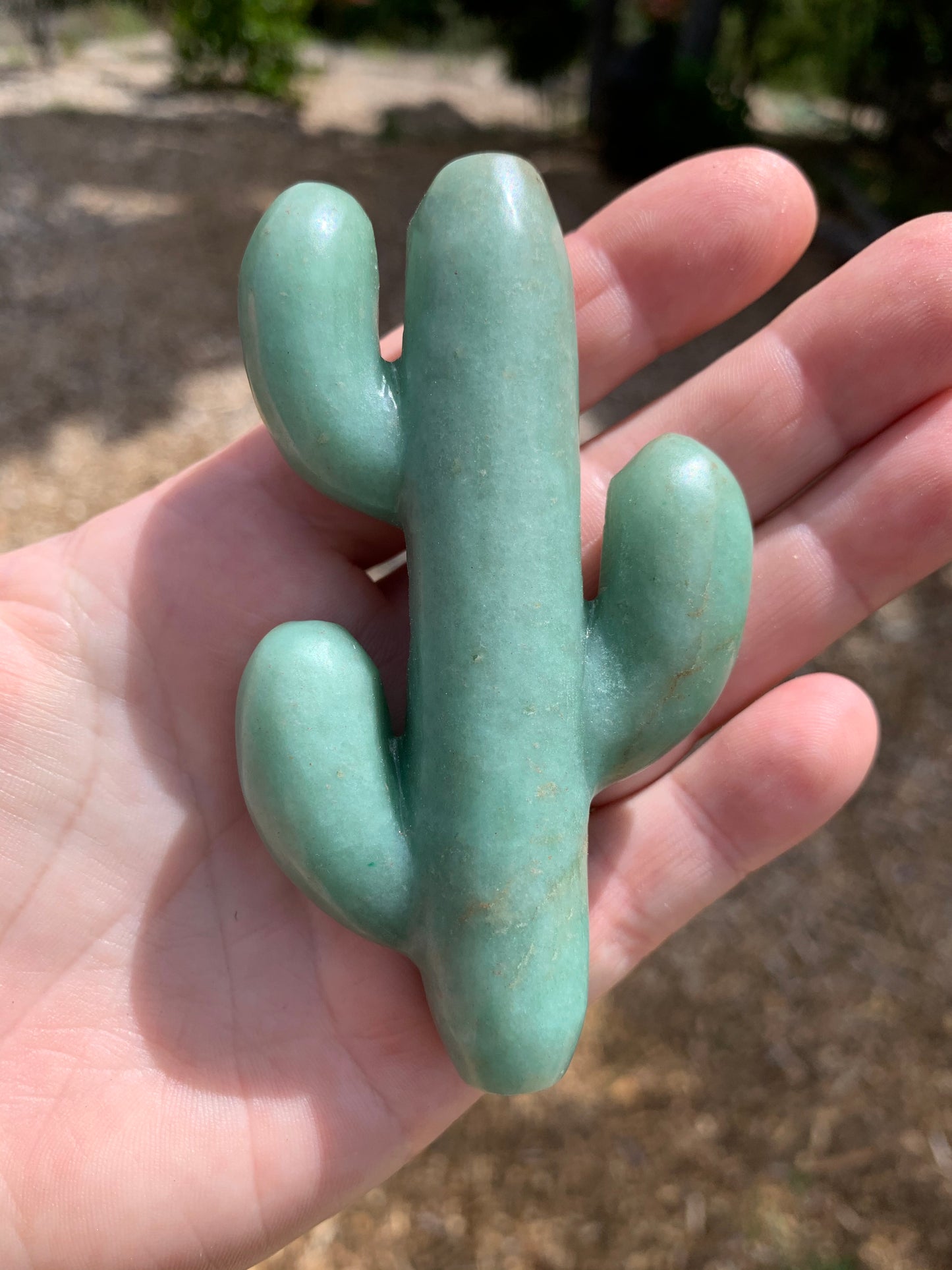 Green Aventurine Cactus