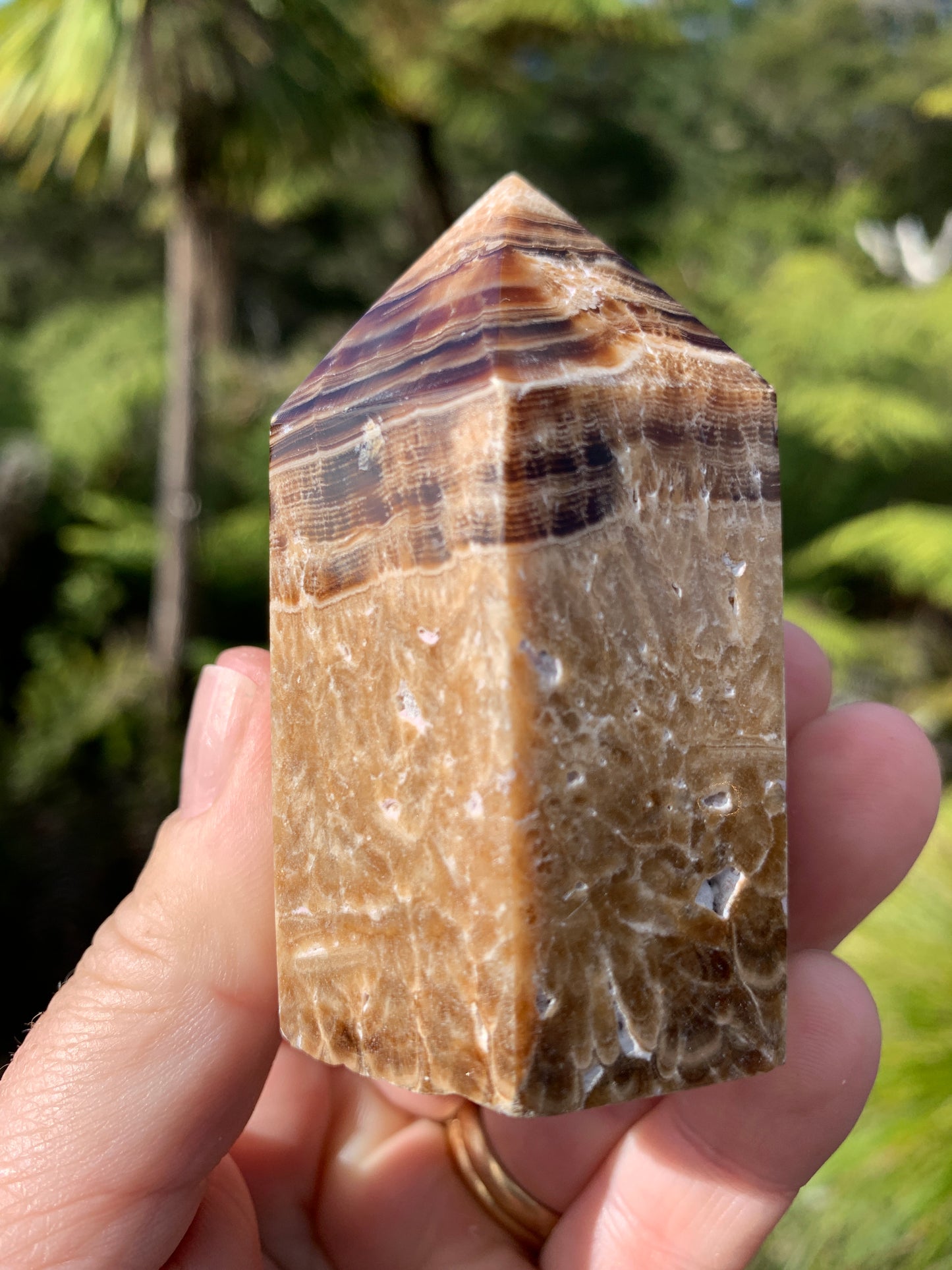 Chocolate Calcite Tower