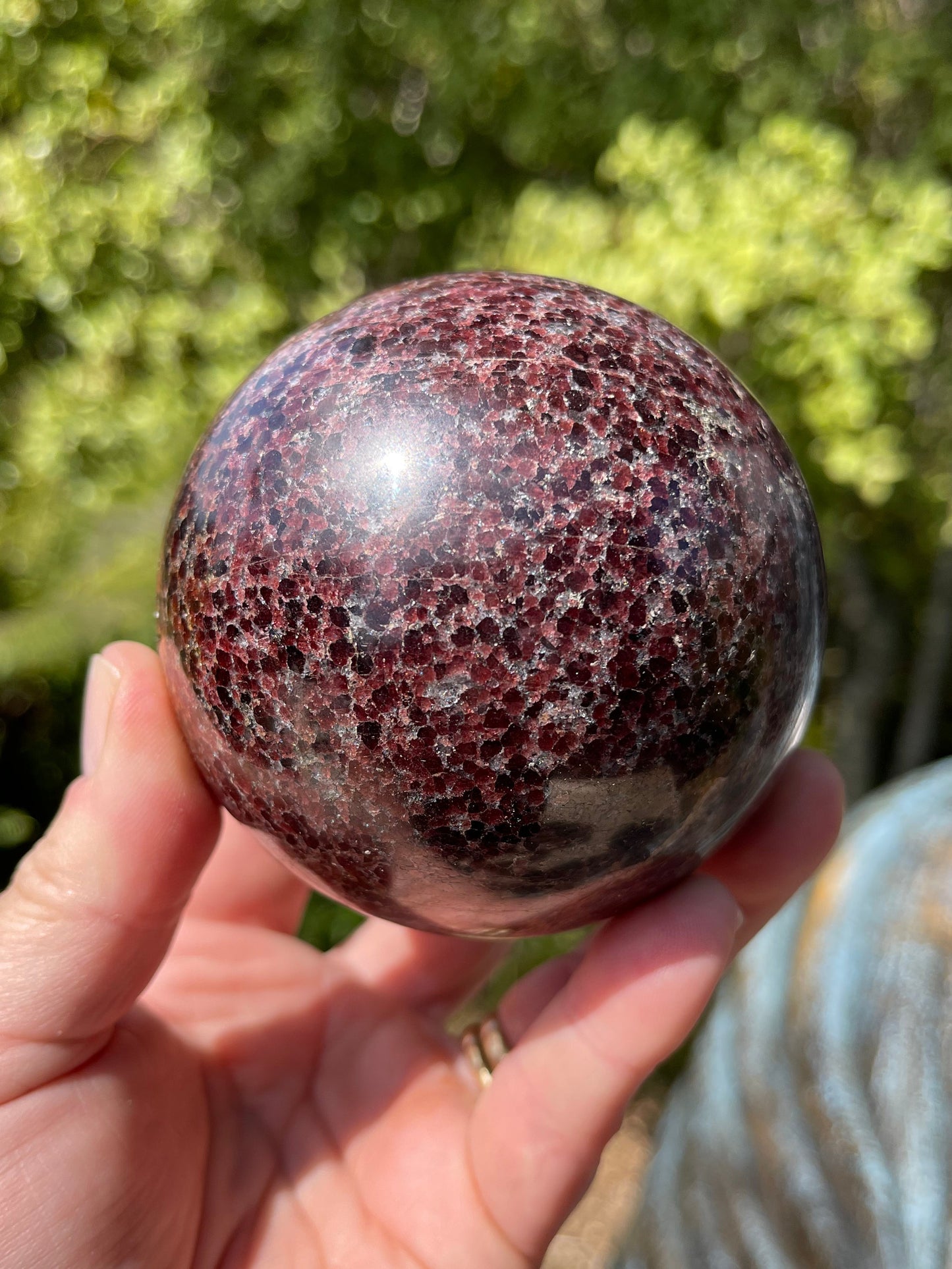 Garnet-Grenatite Sphere