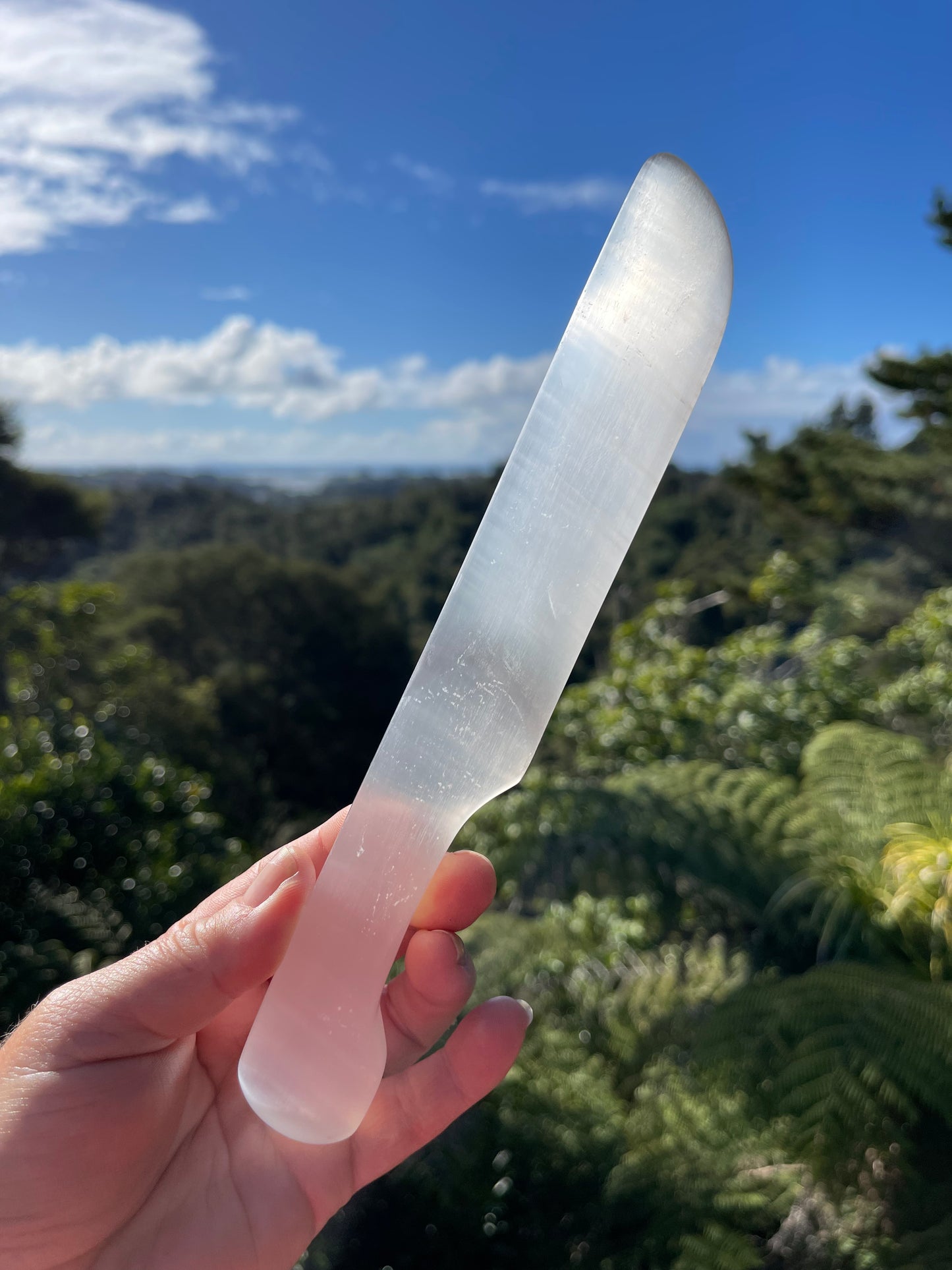 Satin Spar Ceremonial Athame