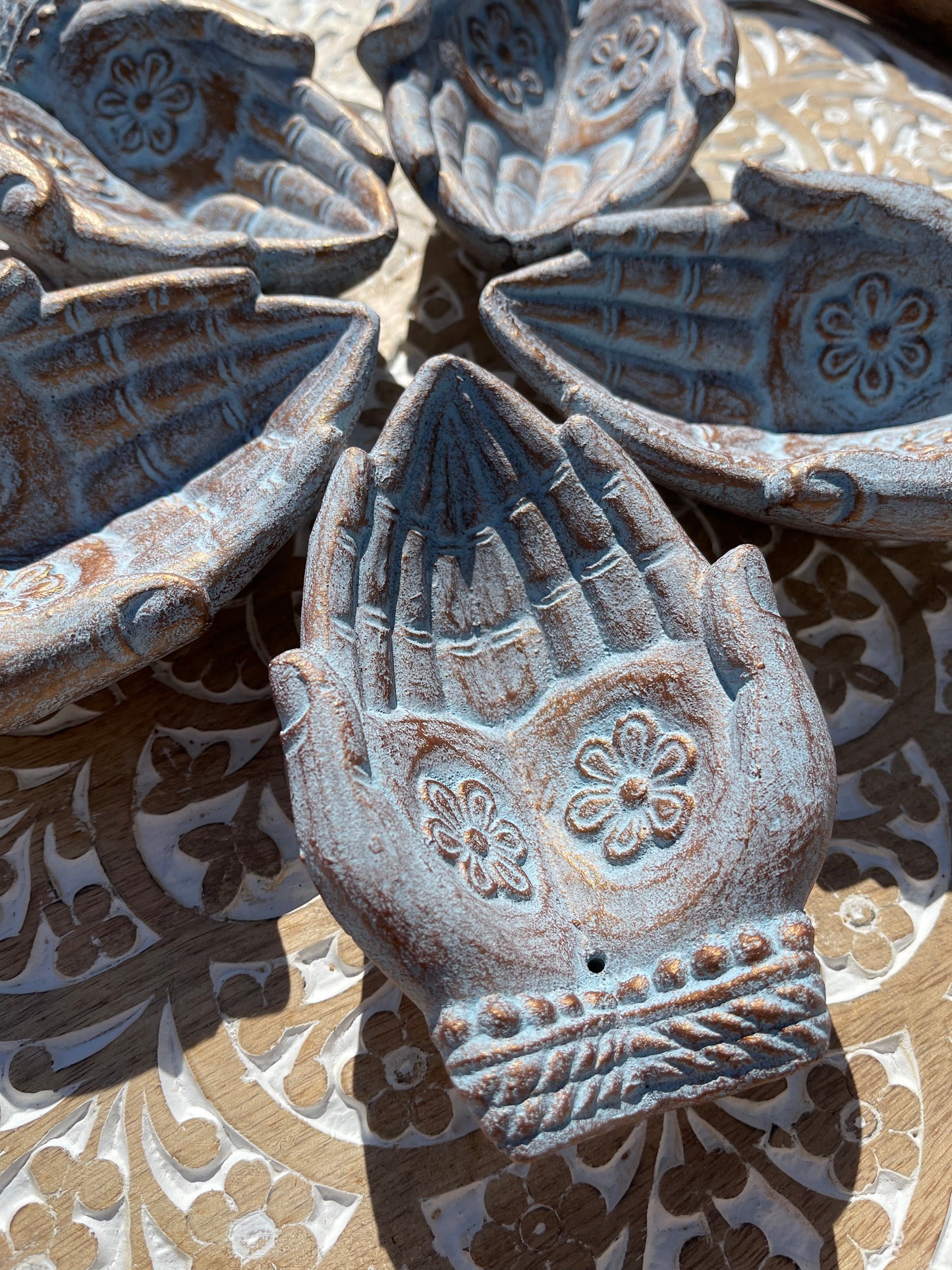 Offering Hands for Incense or Trinkets