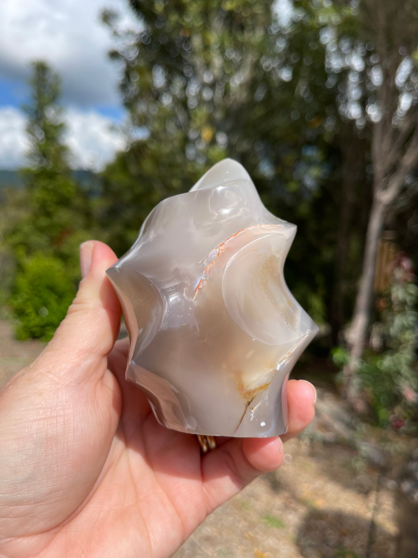 Orca Agate Flame