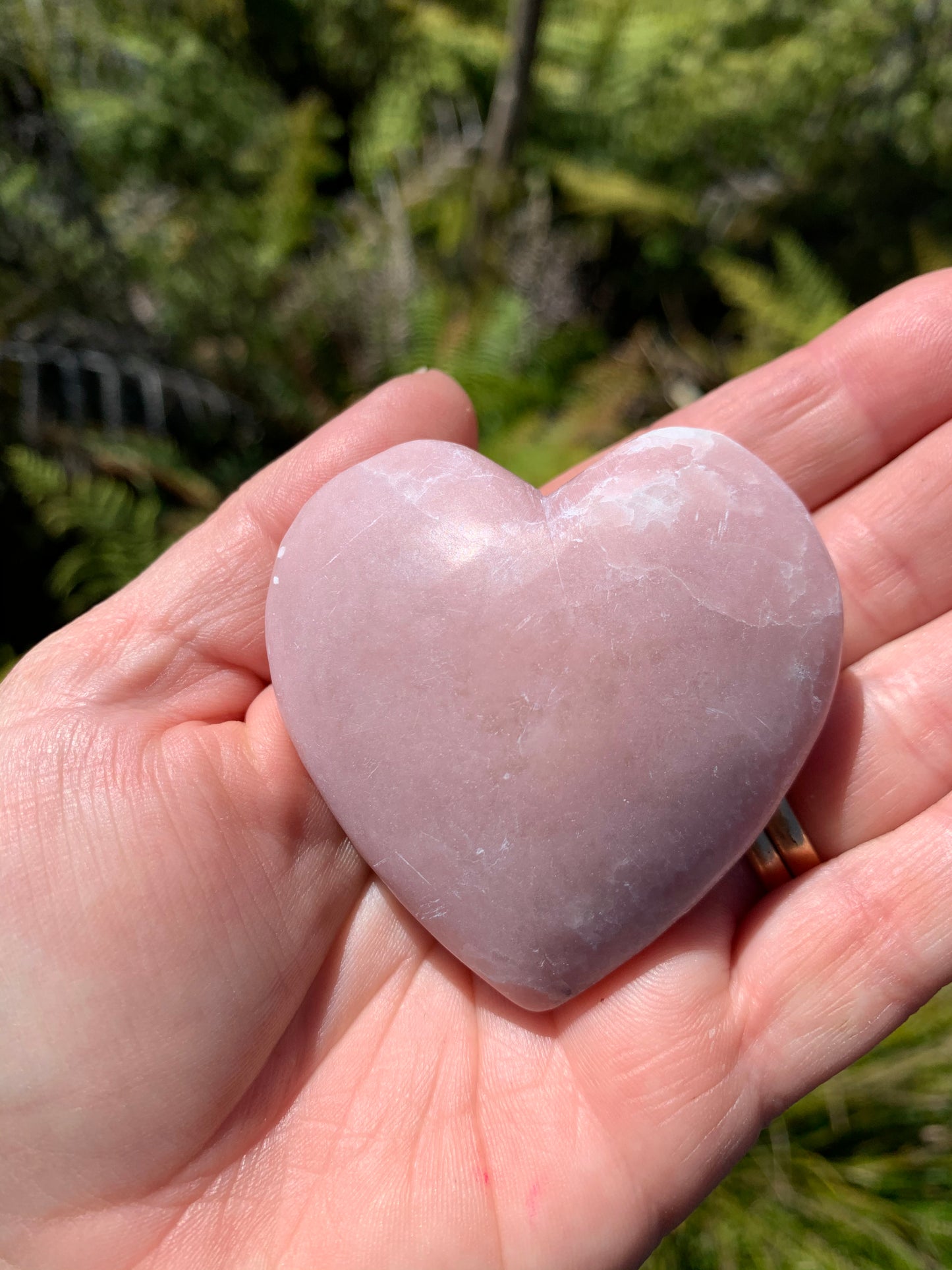 Pink Opal Heart