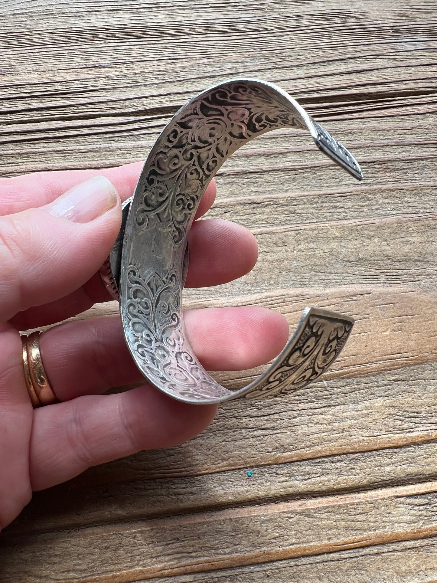 Turquoise and Sterling Silver Cuff