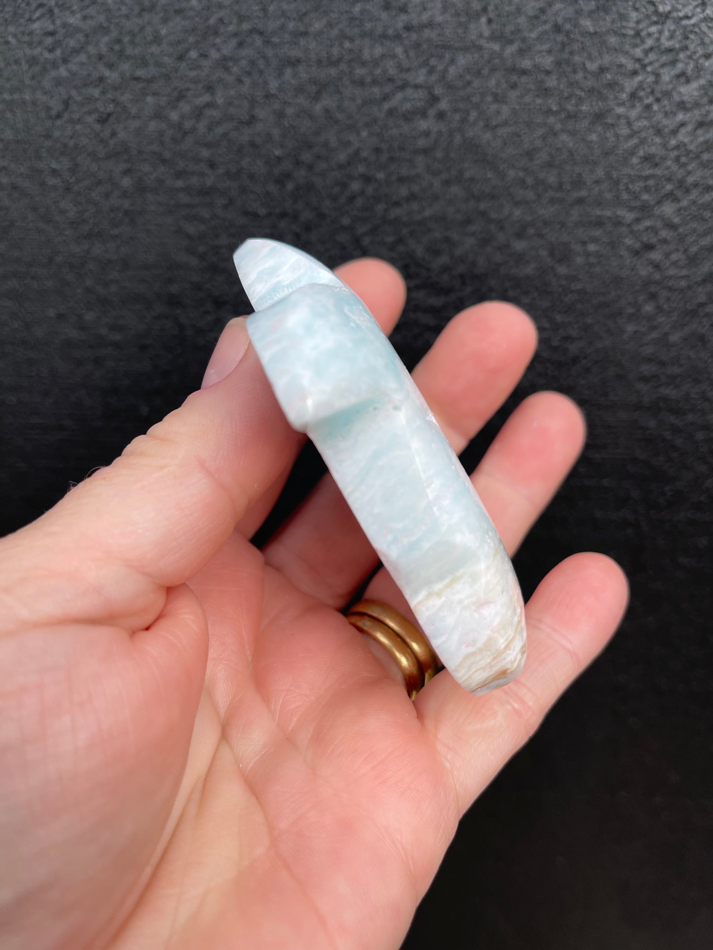 Blue Calcite/Aragonite Turtle