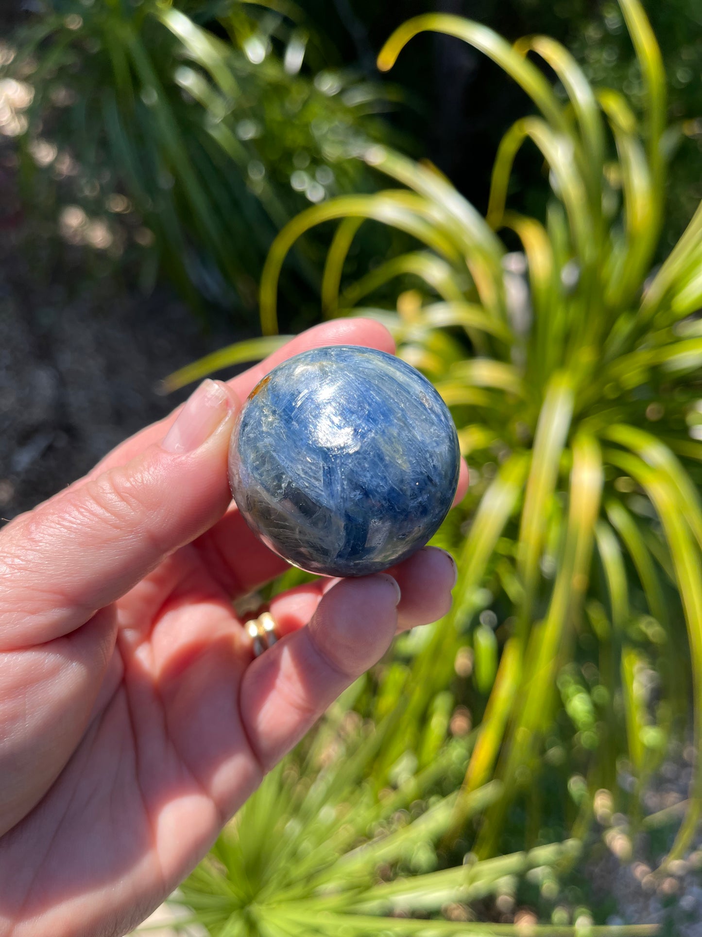 Blue Kyanite Sphere