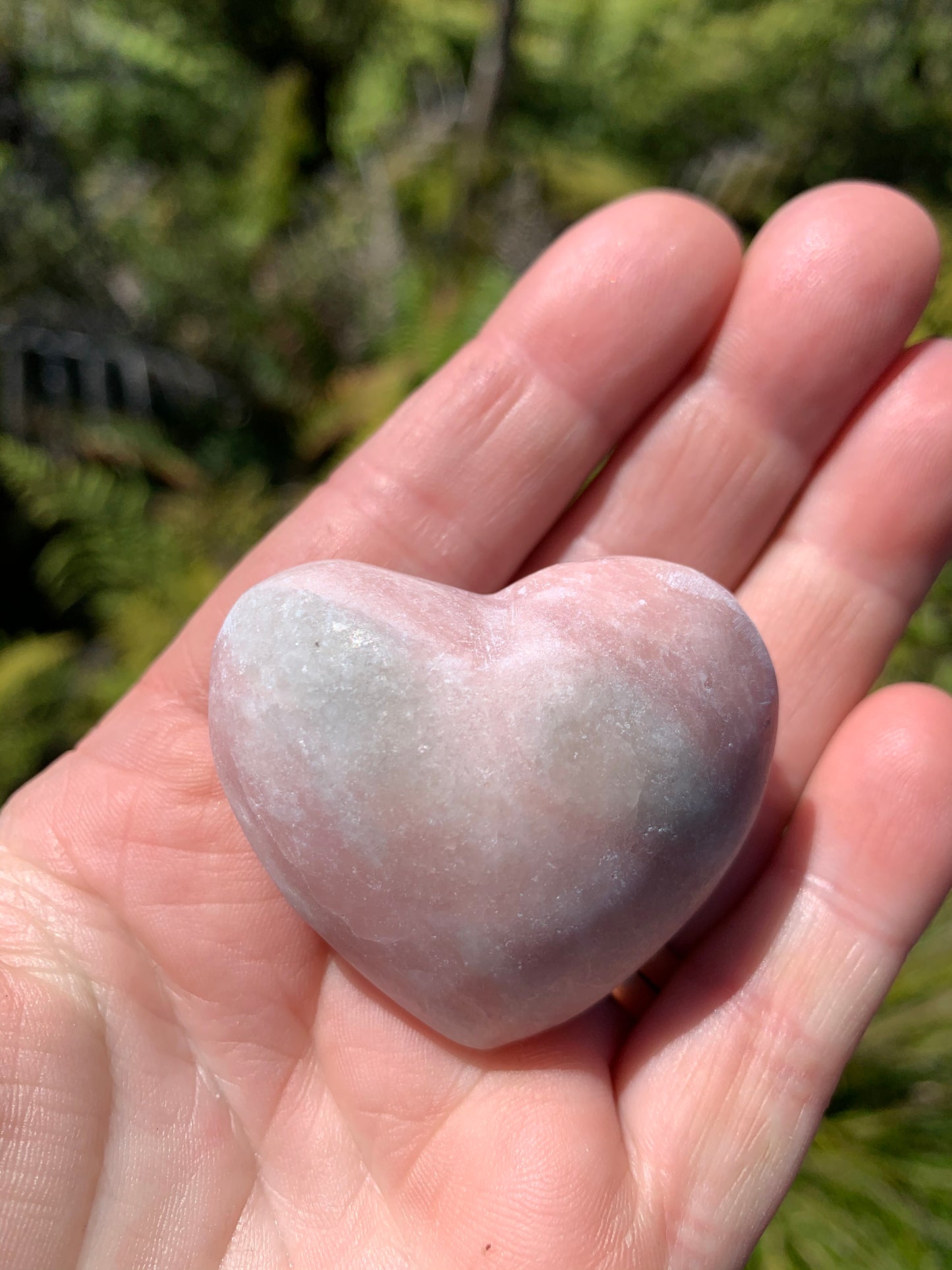 Pink Opal Heart