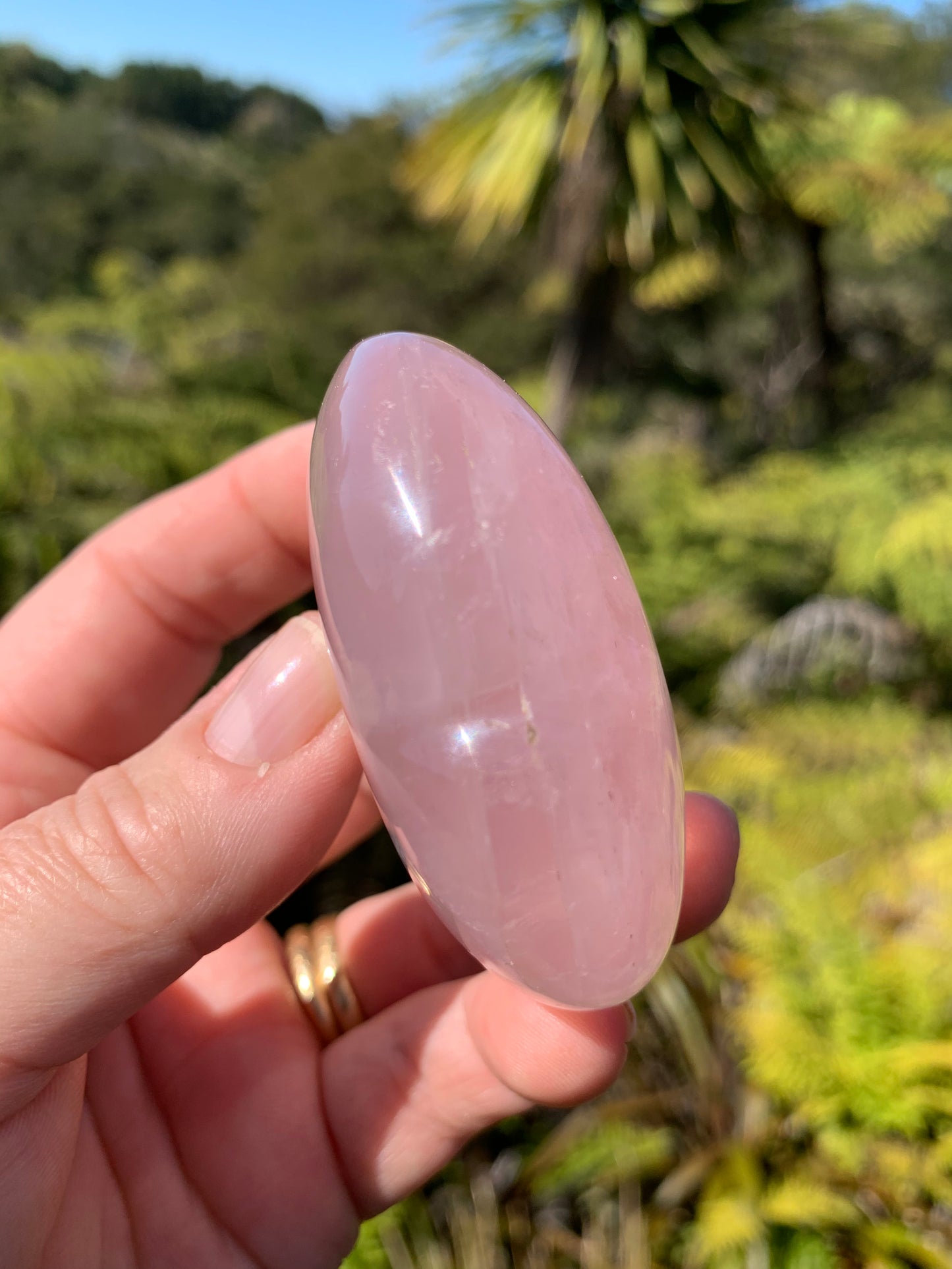 Star Rose Quartz Heart