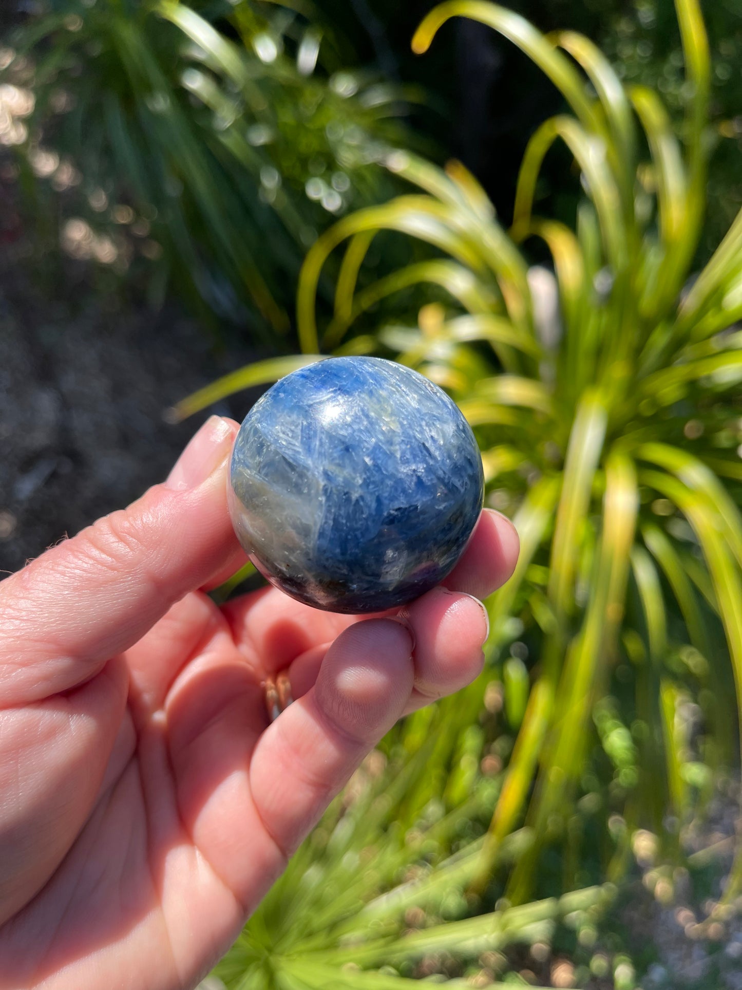 Blue Kyanite Sphere