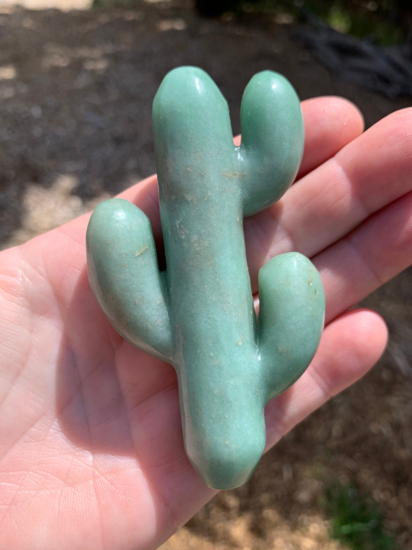 Green Aventurine Cactus