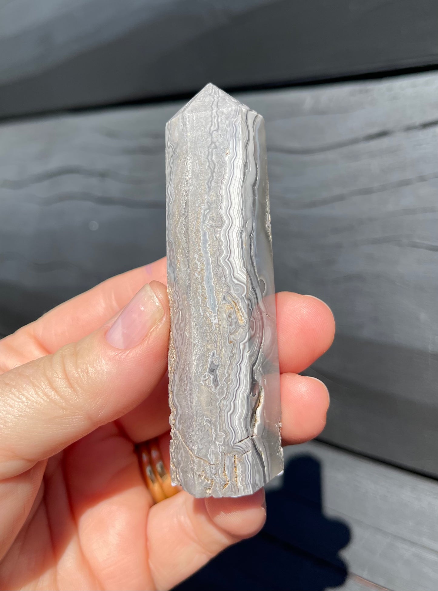 Crazy Lace Agate Tower, Mexican