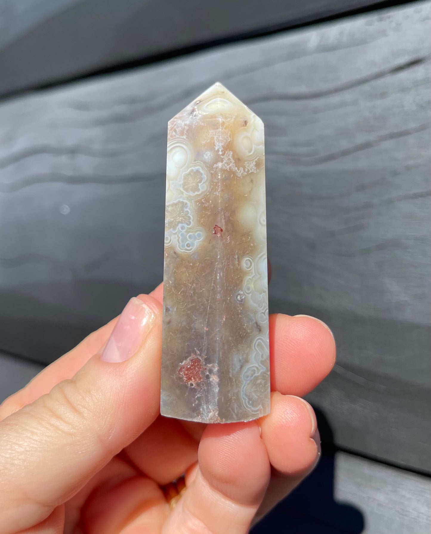 Crazy Lace Agate Tower