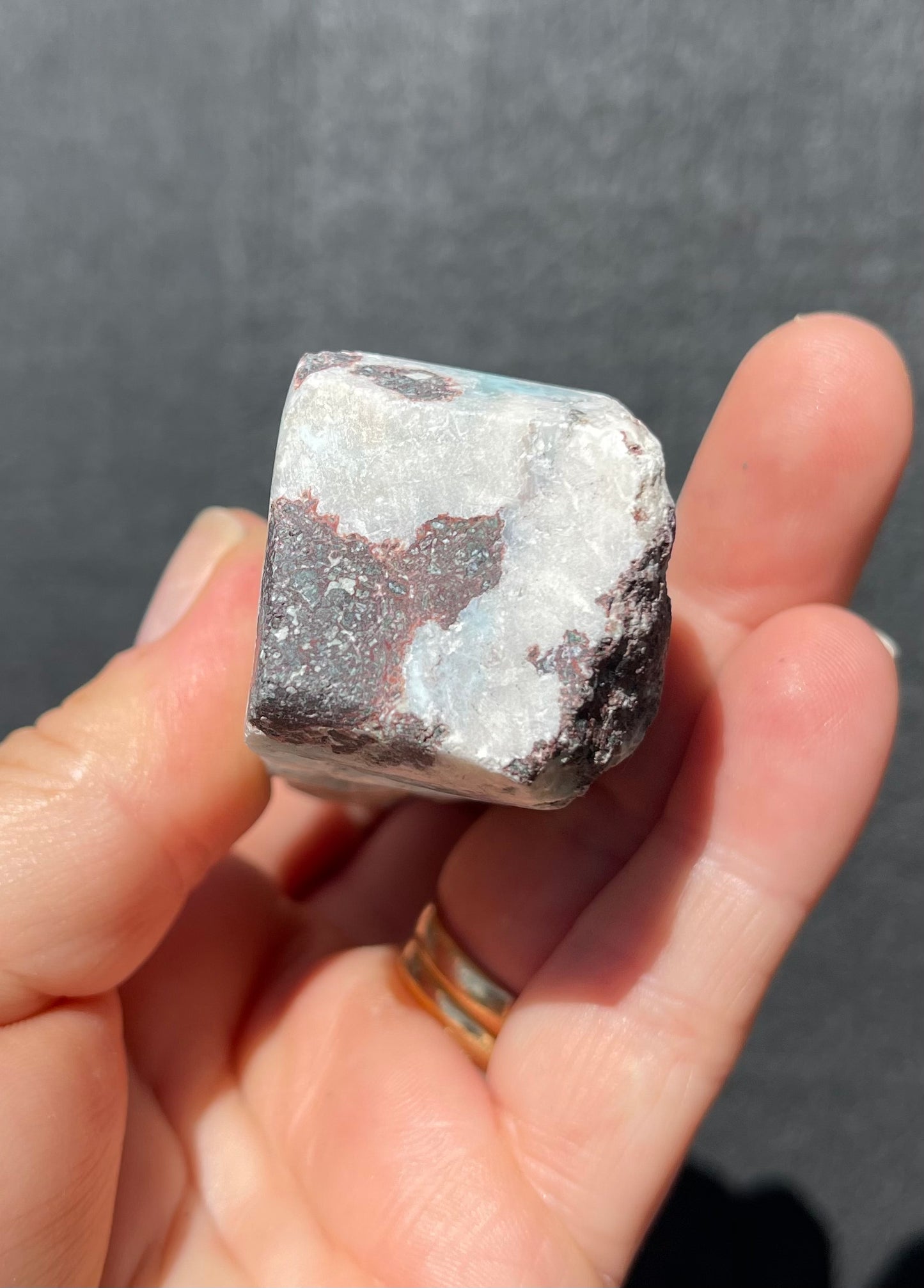 Larimar, Semi Polished Piece