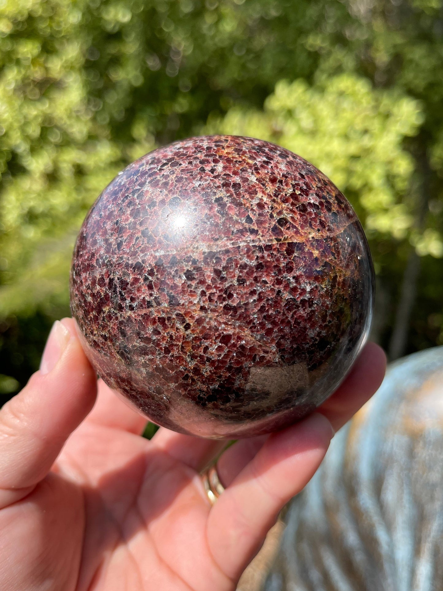 Garnet-Grenatite Sphere