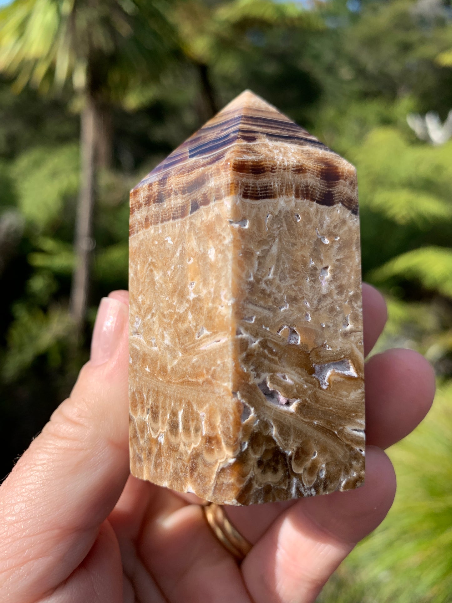 Chocolate Calcite Tower