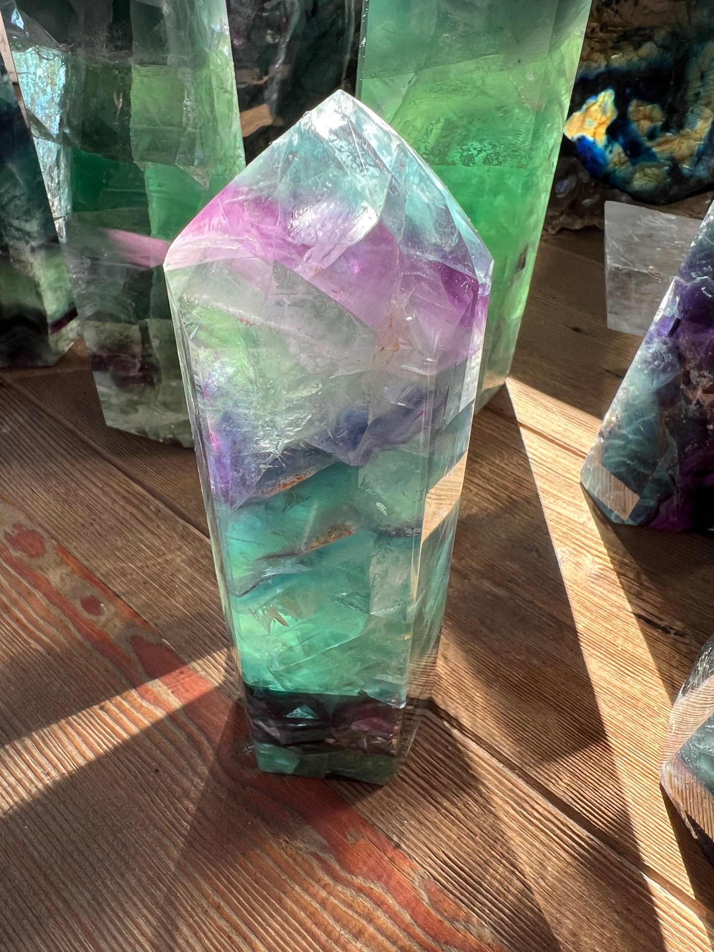 Rainbow Fluorite Tower