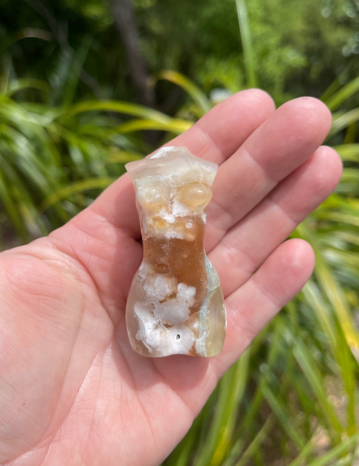 Cherry Blossom/Flower Agate Goddess