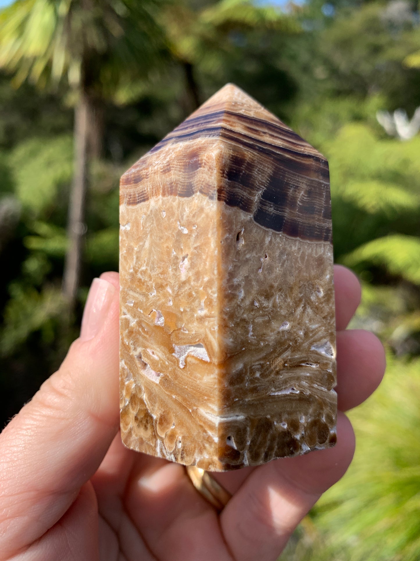 Chocolate Calcite Tower