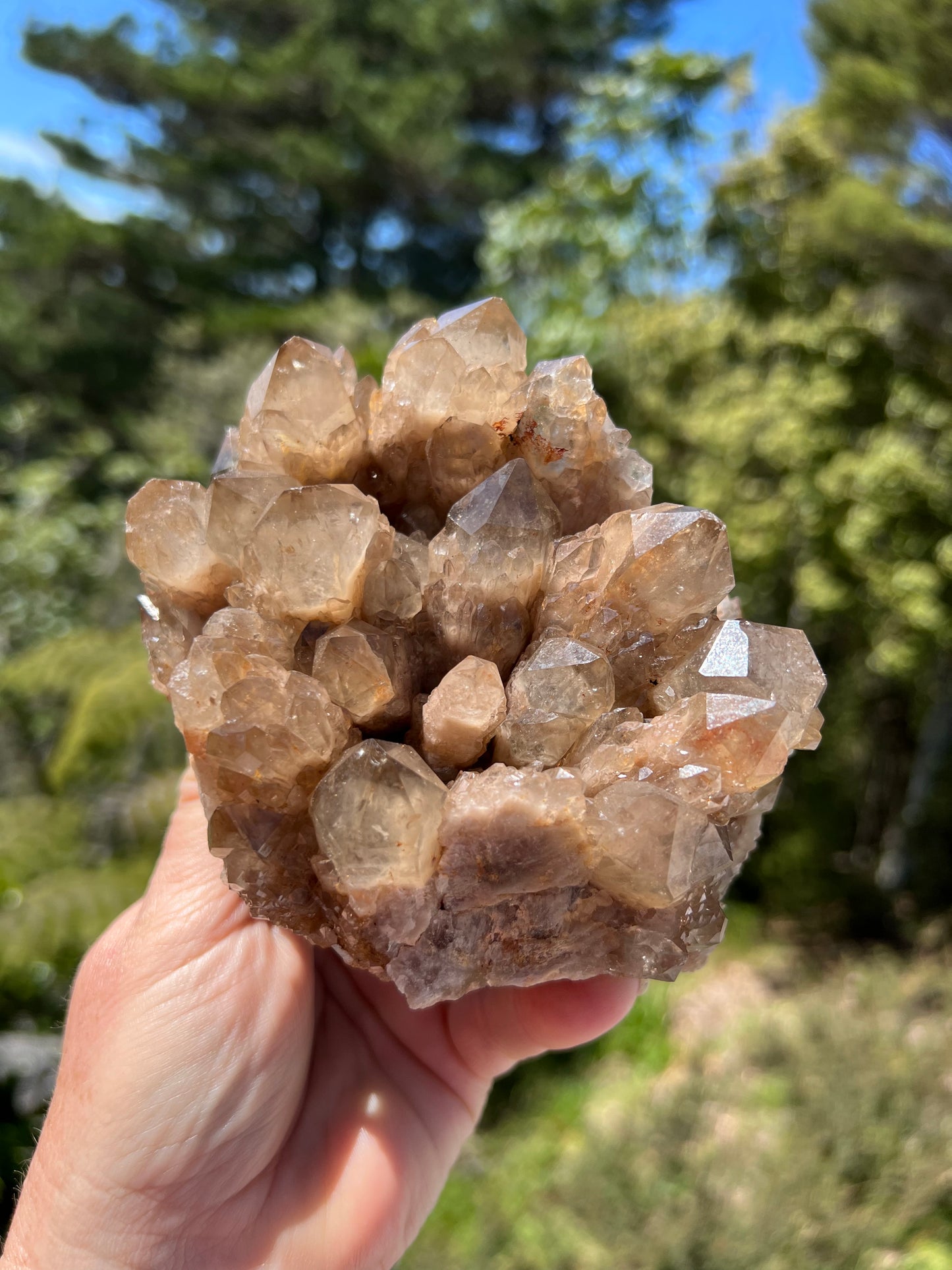 Kundalini Smoky Citrine Cluster
