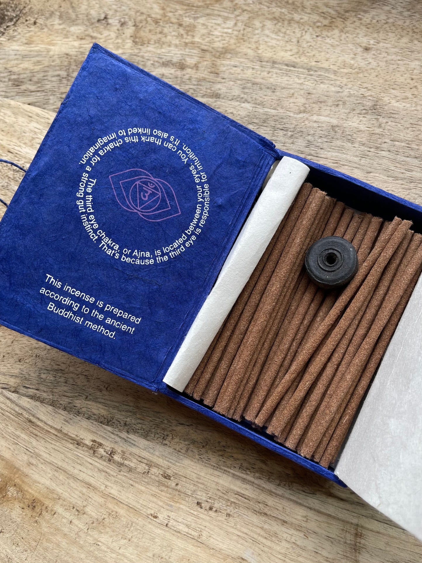 Tibetan Incense Box Third Eye Chakra