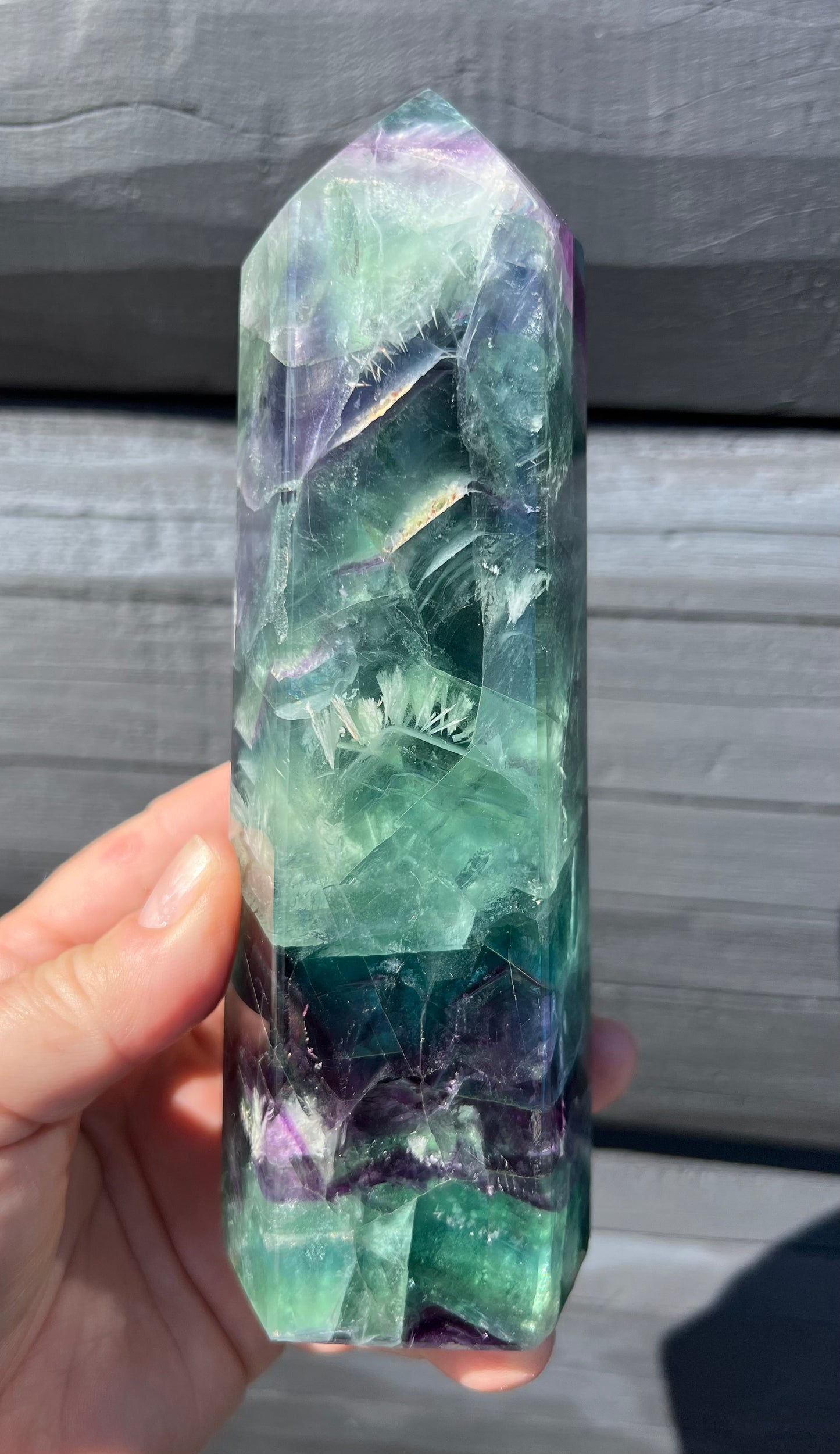 Rainbow Fluorite Tower