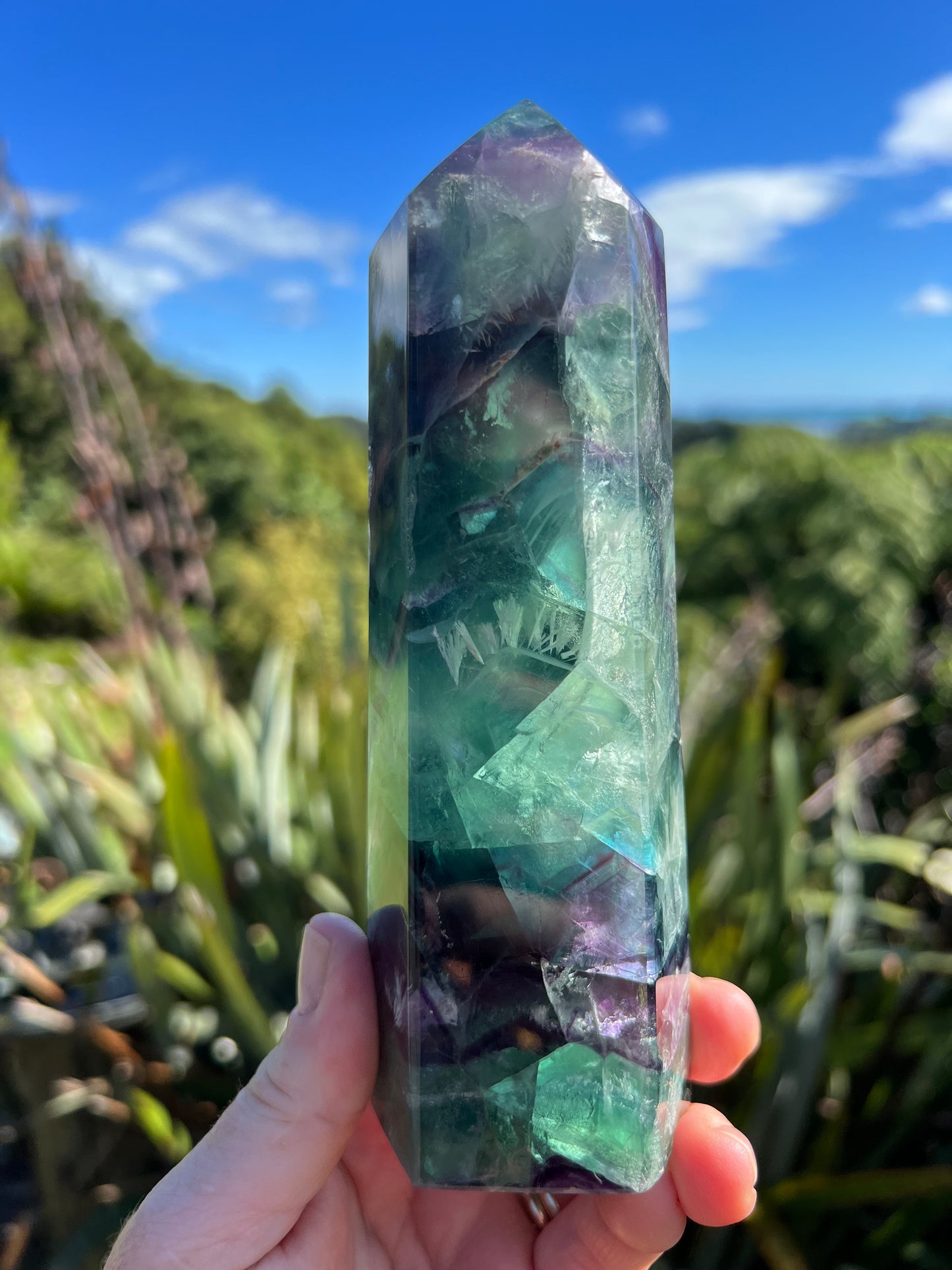 Rainbow Fluorite Tower