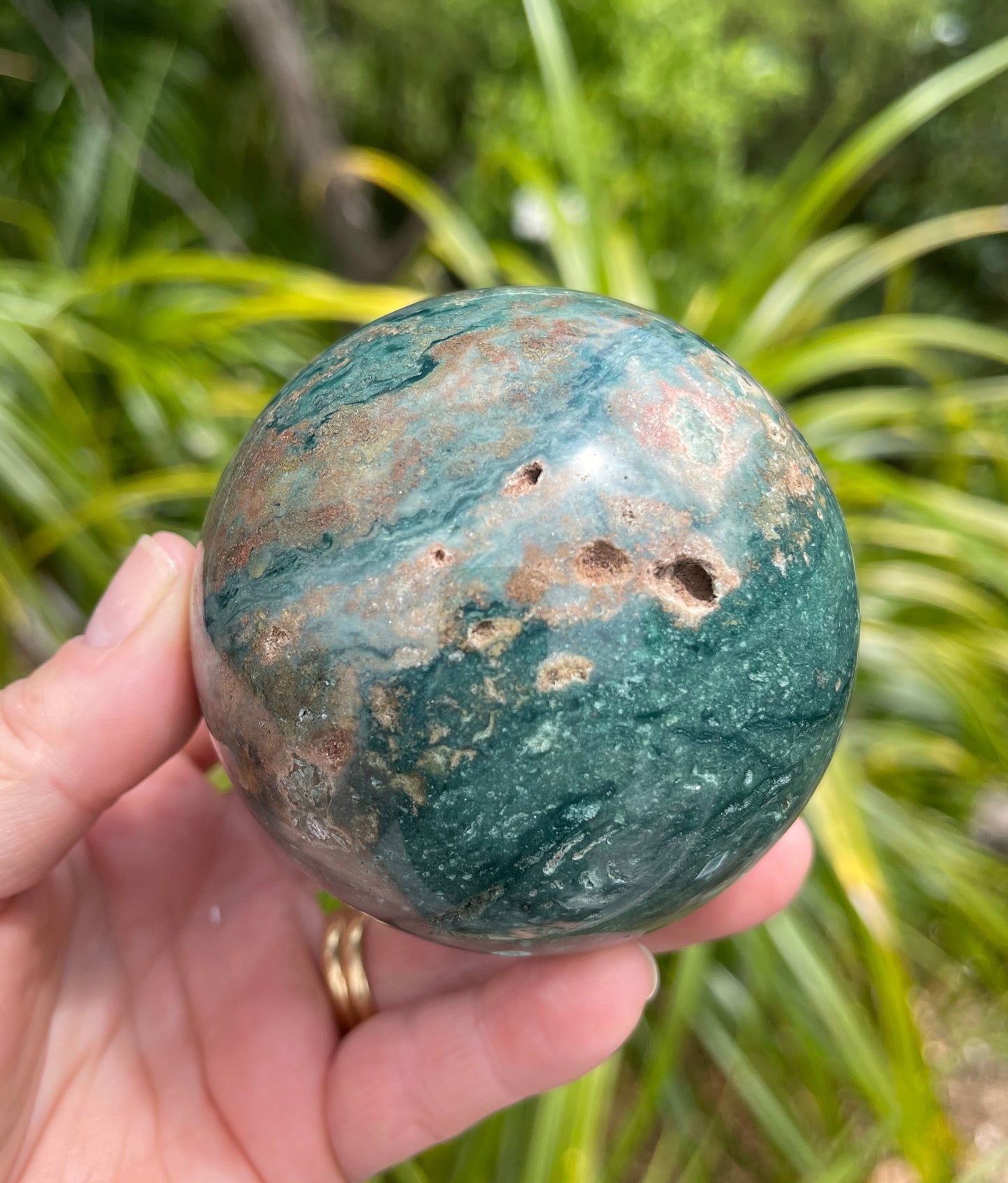 Ocean Jasper Sphere