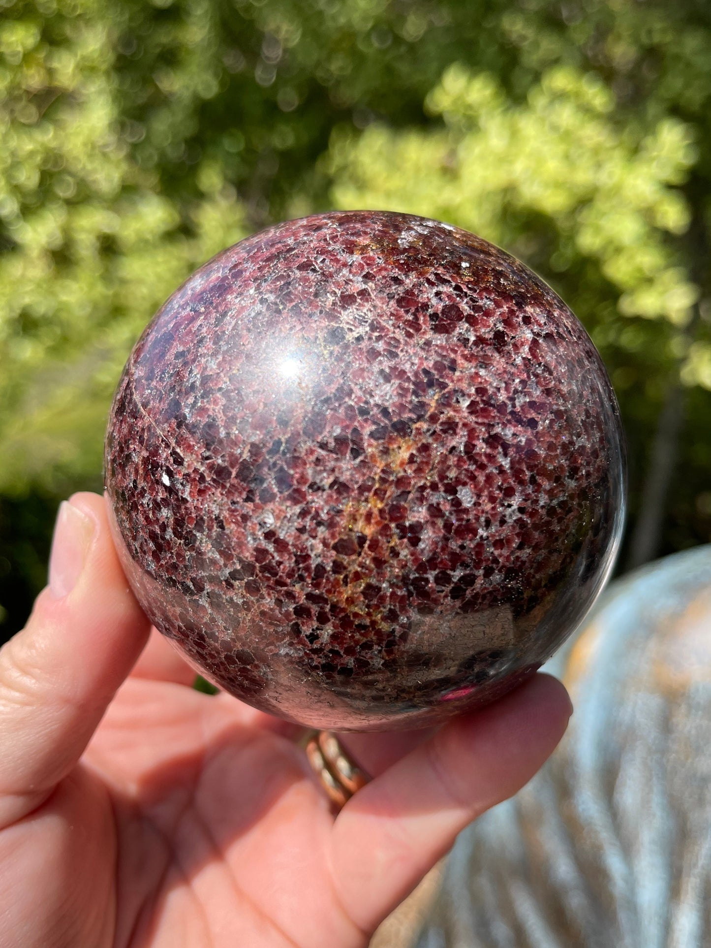 Garnet-Grenatite Sphere