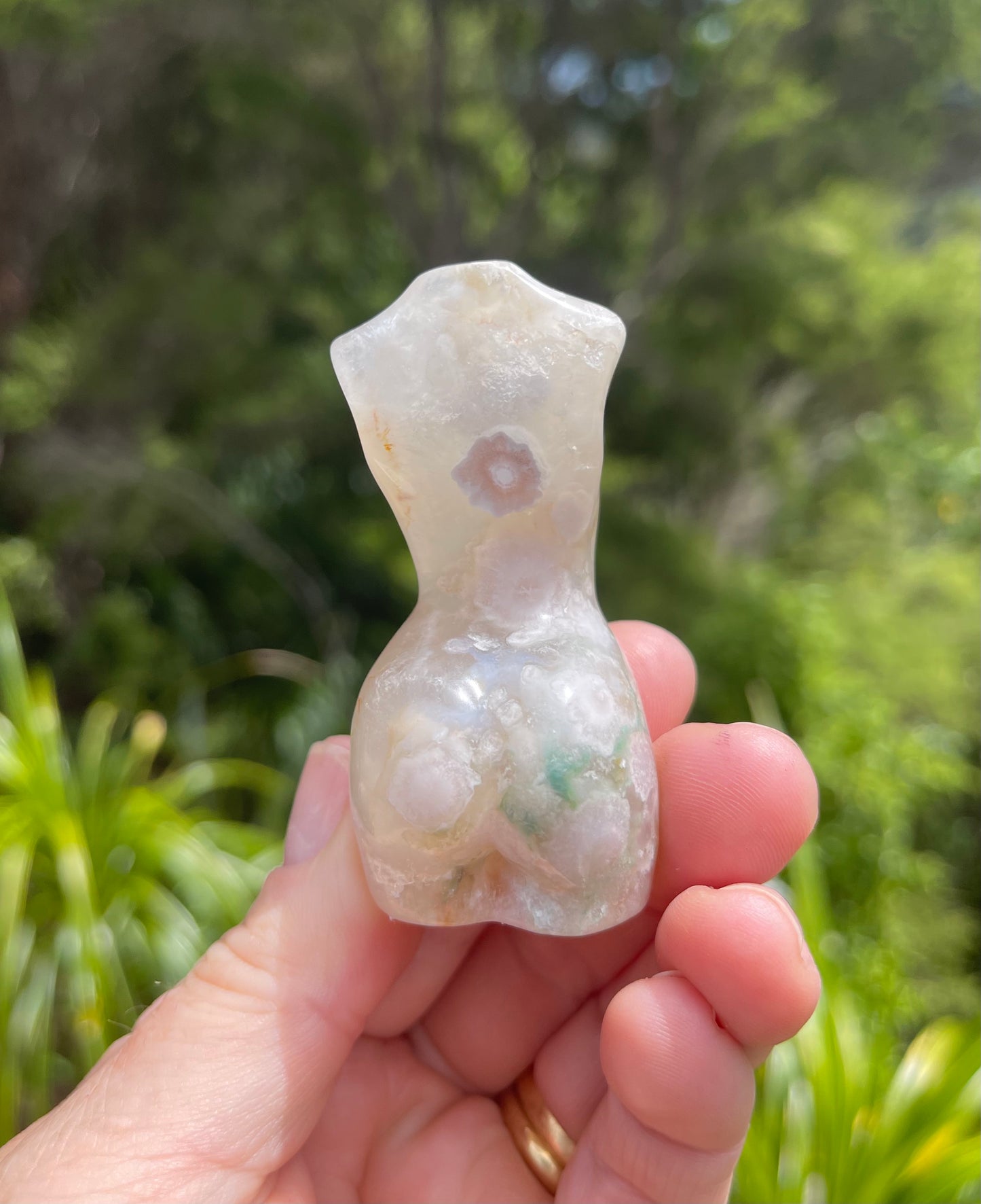 Cherry Blossom/Flower Agate Goddess