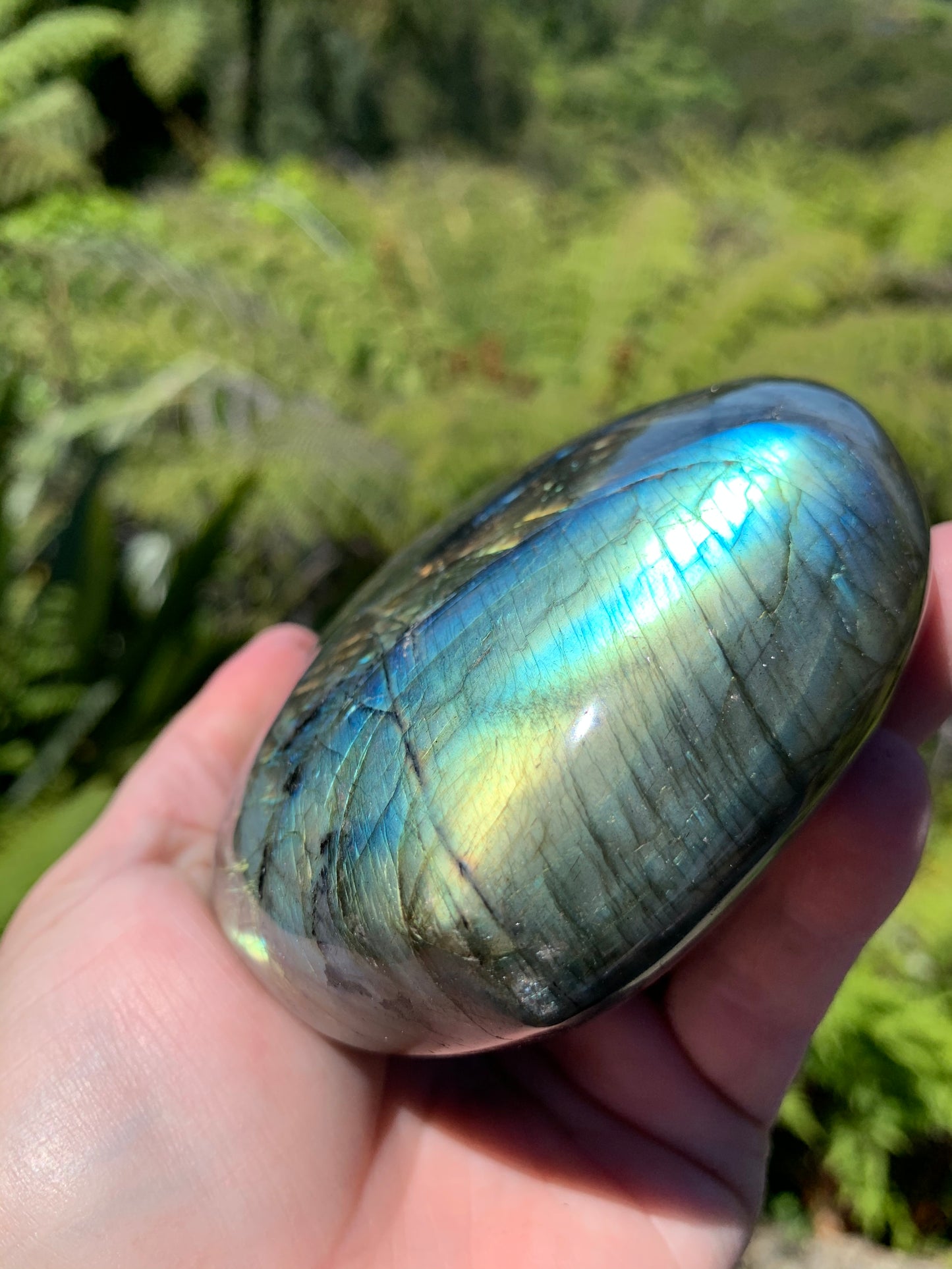 Labradorite Heart
