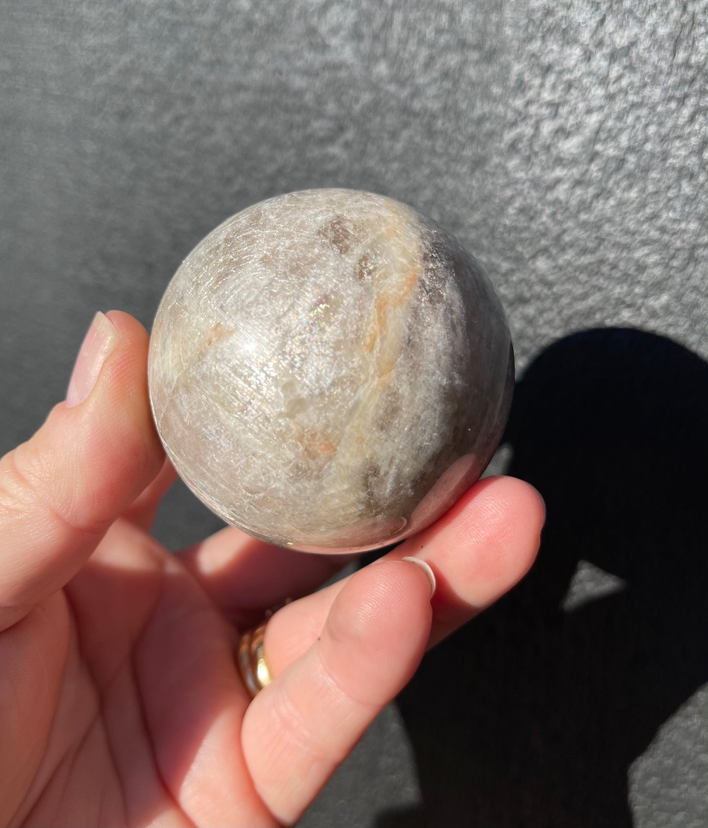 Moonstone Sphere, Blue Flash