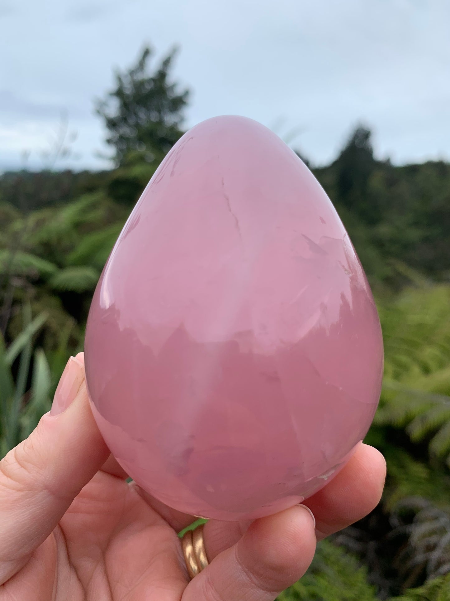 Rose Quartz Egg