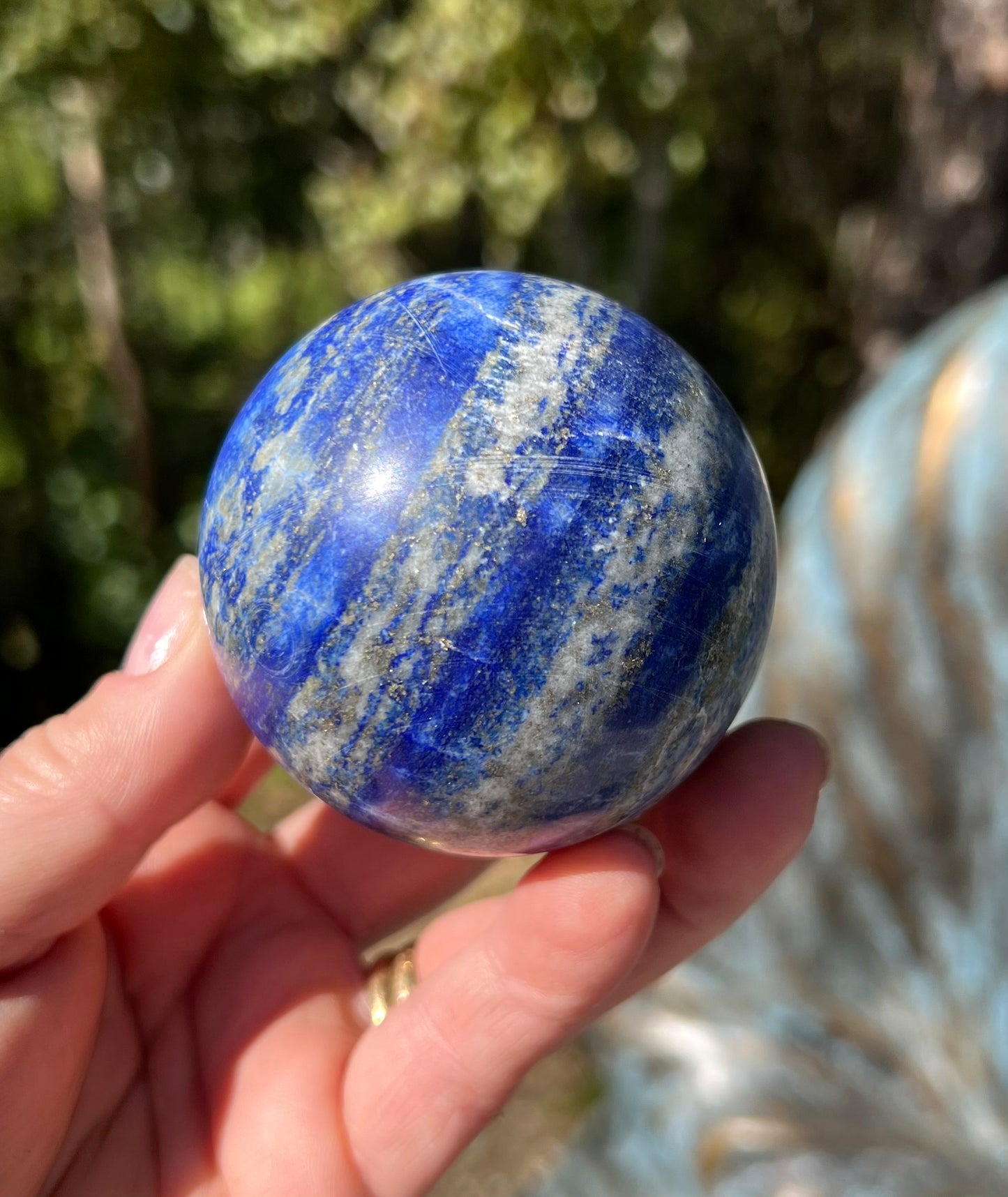 Lapis lazuli Sphere